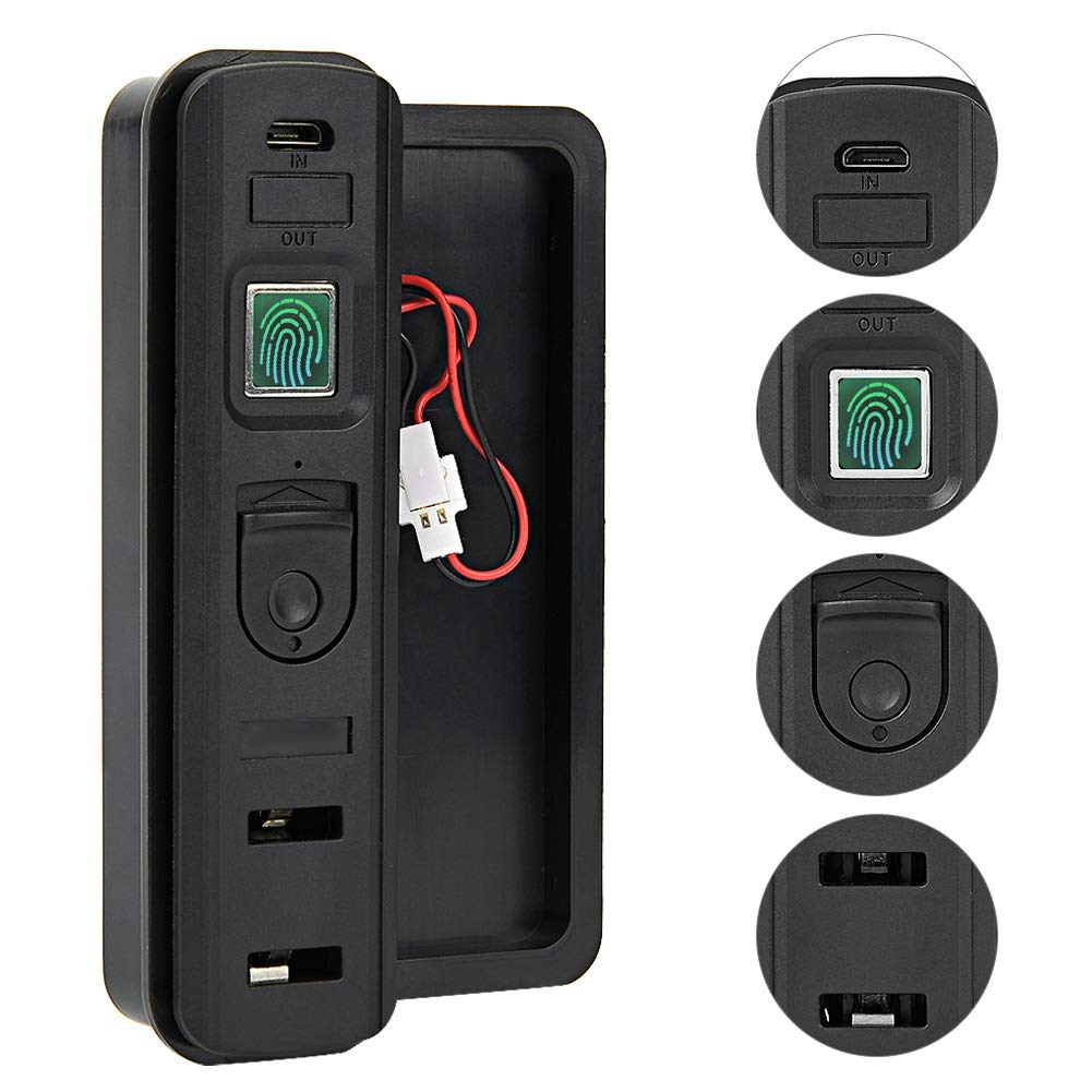 Smart Fingerprint Luggage Lock - Waterproof & Secure Travel Backpack Lock with Embedded Technology - Ideal for Airports, Hotels & Outdoor Adventures