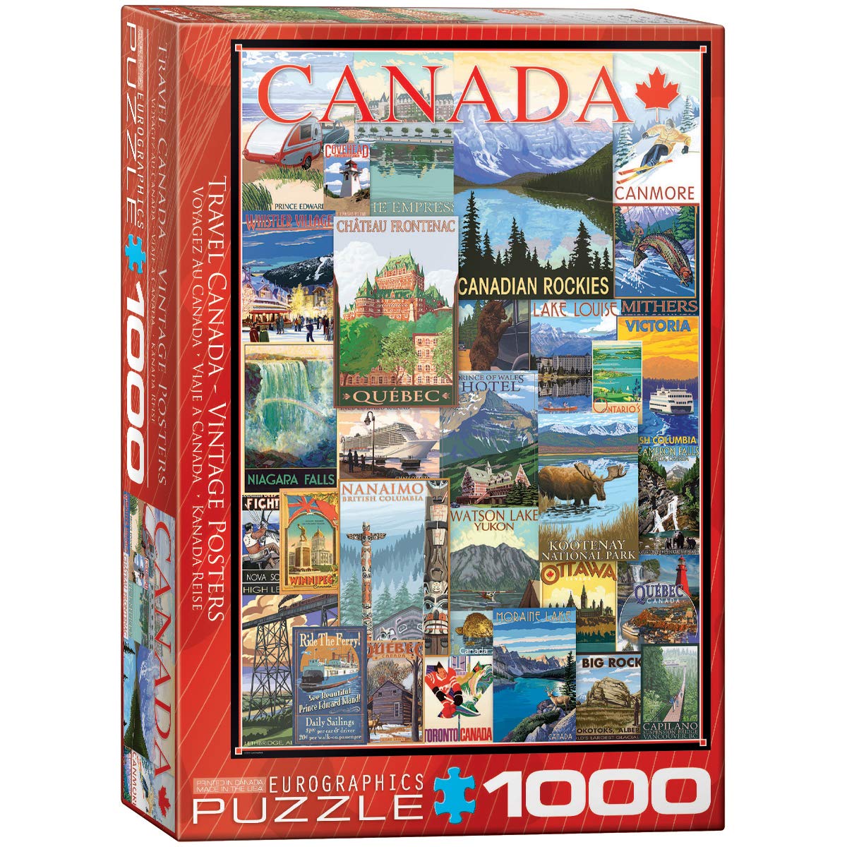 Vintage Canada Travel Posters - Wall Art Decor for Home, Office & Gift Ideas | Explore Canadian Landscapes & Adventure Scenes