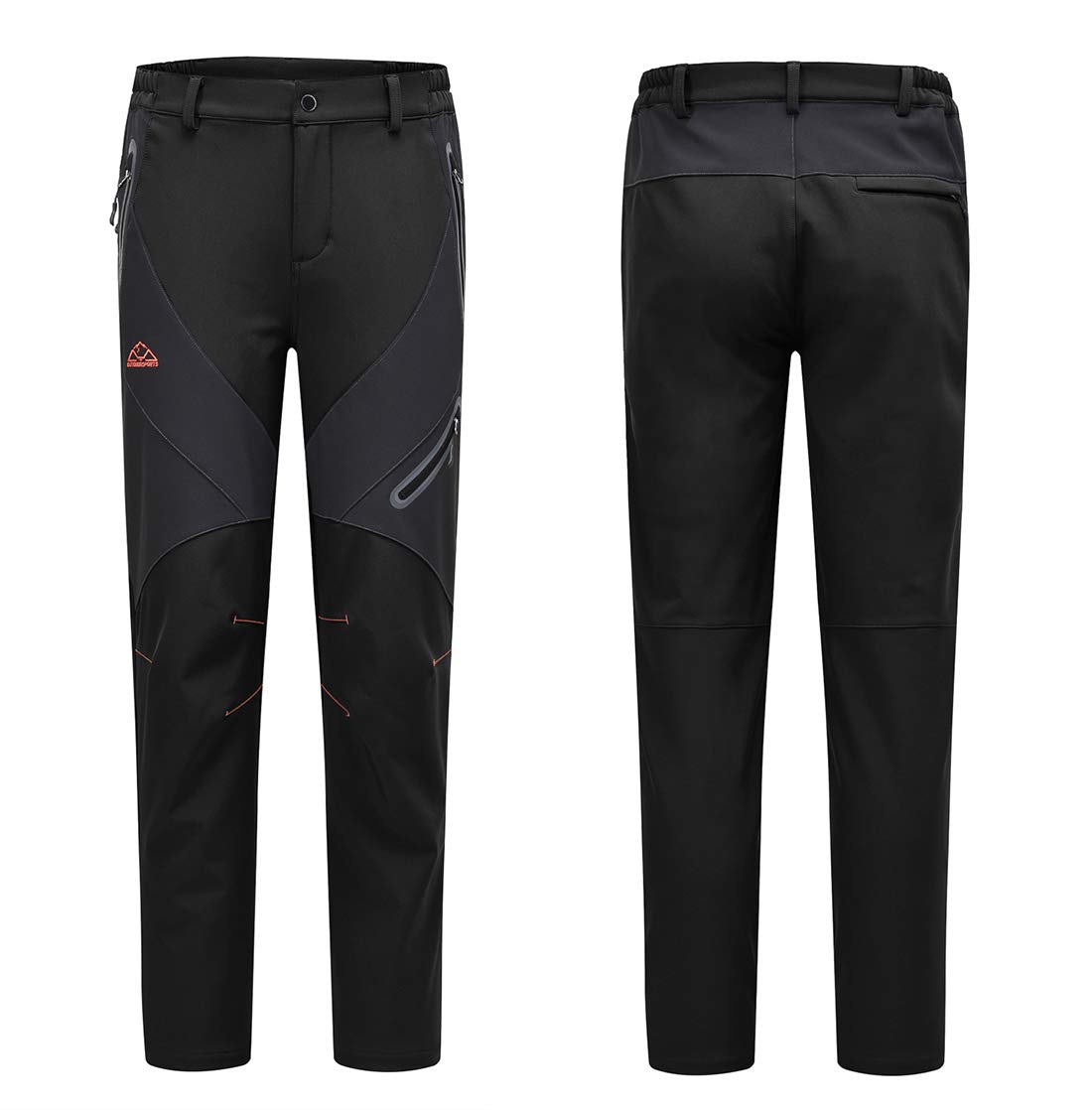 YSENTO Women's Insulated Snow Pants - Waterproof Windproof Fleece-Lined Winter Ski Pants for Hiking & Snowboarding - Warm Thermal Cargo Pants for Outdoor Activities