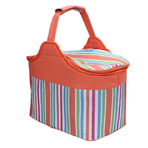 Insulated Picnic Backpack - Large Capacity Cooler Bag for Outdoor Camping, Hiking & Family Picnics | Portable Picnic Basket with Shoulder Straps for Beach, Park & Travel Adventures