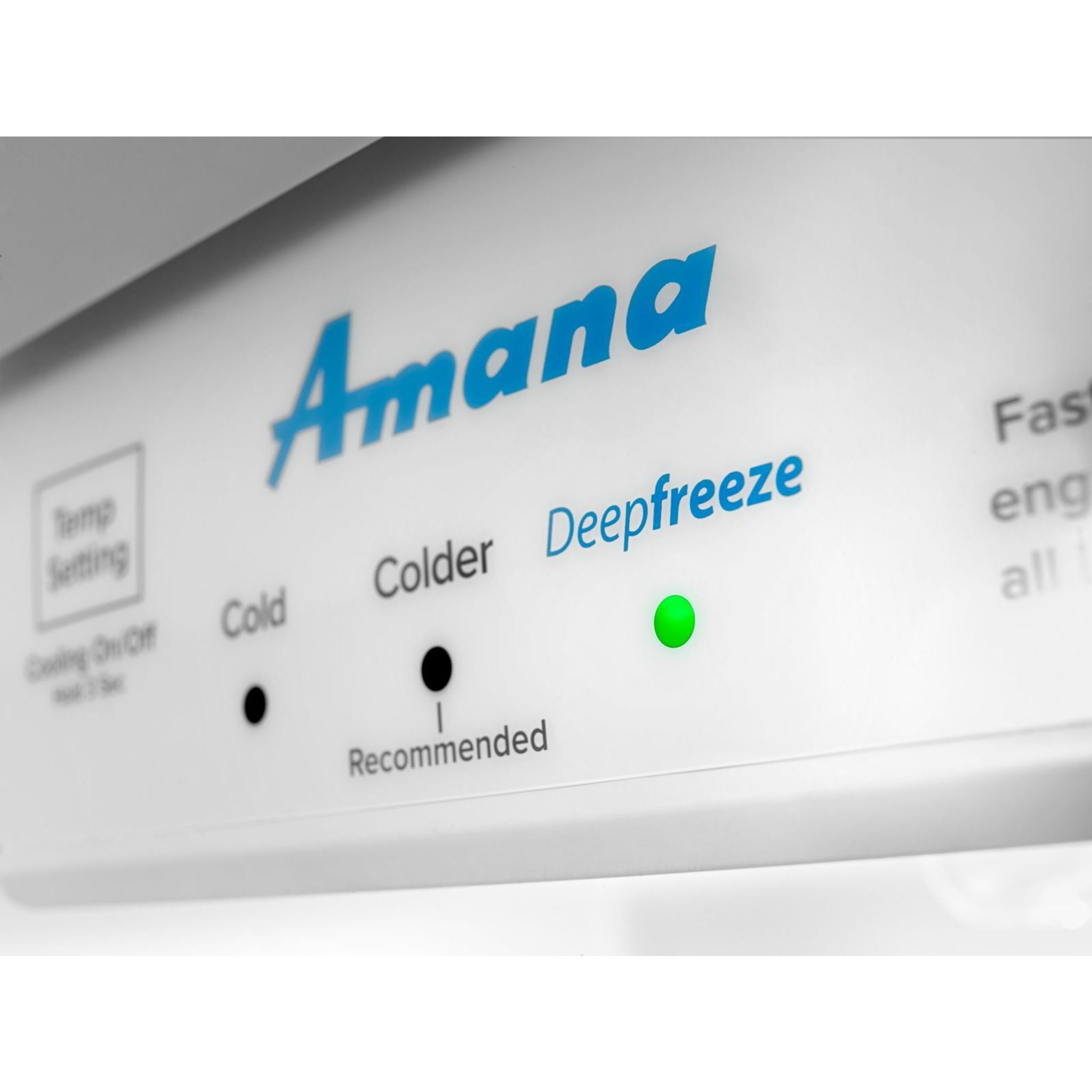 Amana AZF33X20DW 33 Inch Upright Freezer in White - Energy Efficient Deep Freezer for Home, Garage, or Restaurant Use