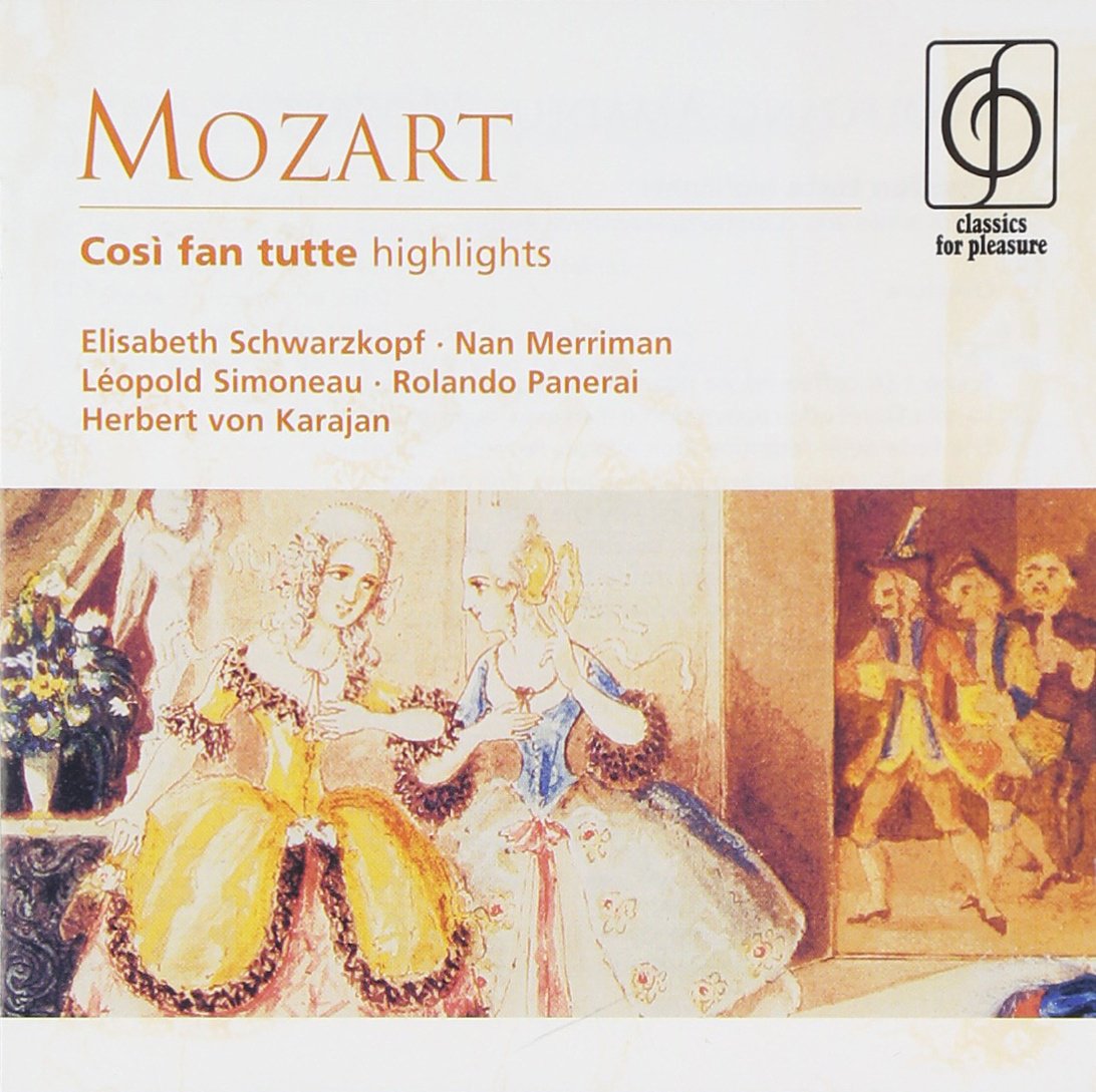 Mozart: Cosi Fan Tutte Highlights - Opera Music CD for Classical Lovers | Perfect for Home Listening, Gifts & Relaxation