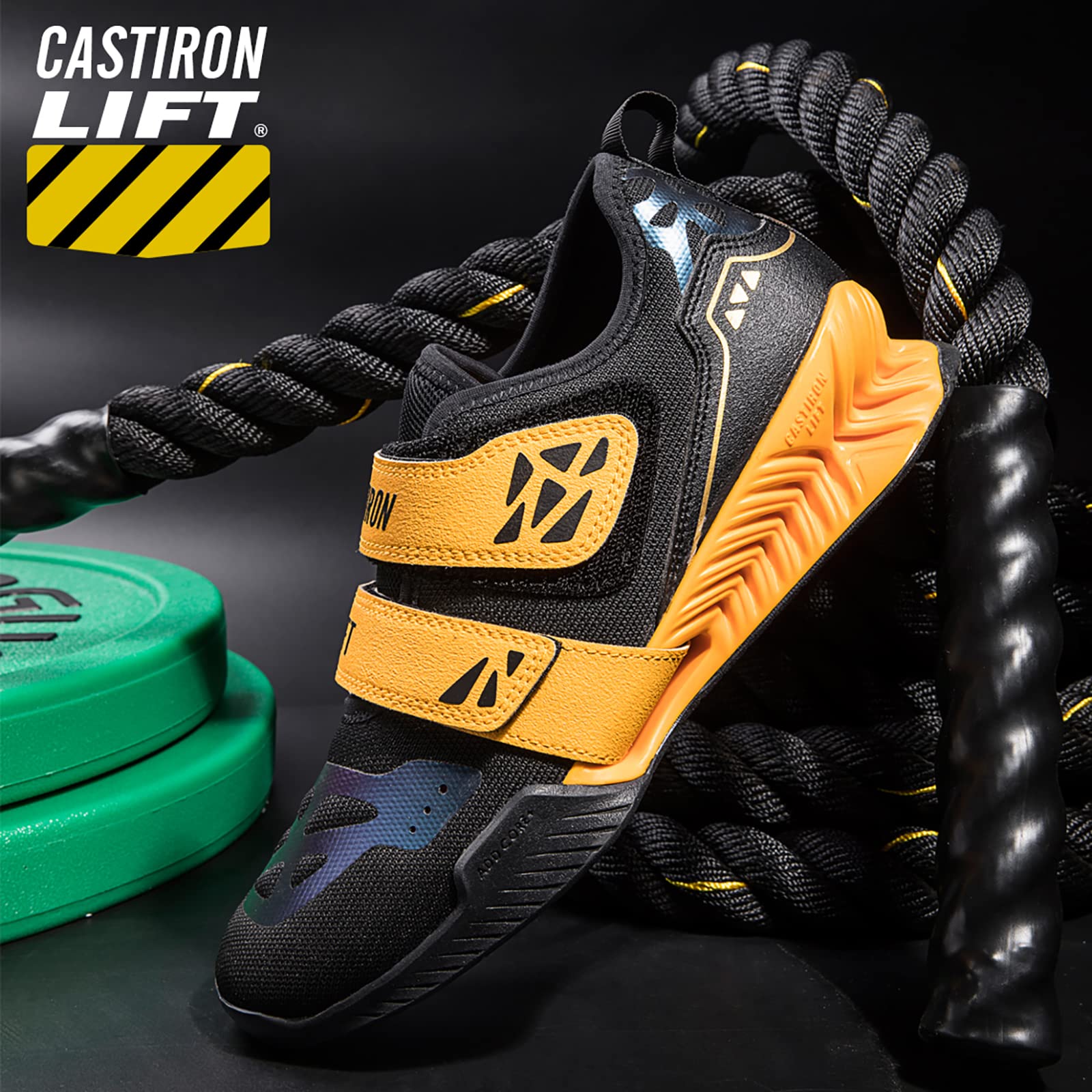 Best Weightlifting Shoes for Powerlifting & Crossfit - Heavy Duty Lifting Footwear for Deadlifts, Squats & Weight Training - Gym Shoes for Men & Women - Perfect for Home Gym & Professional Training