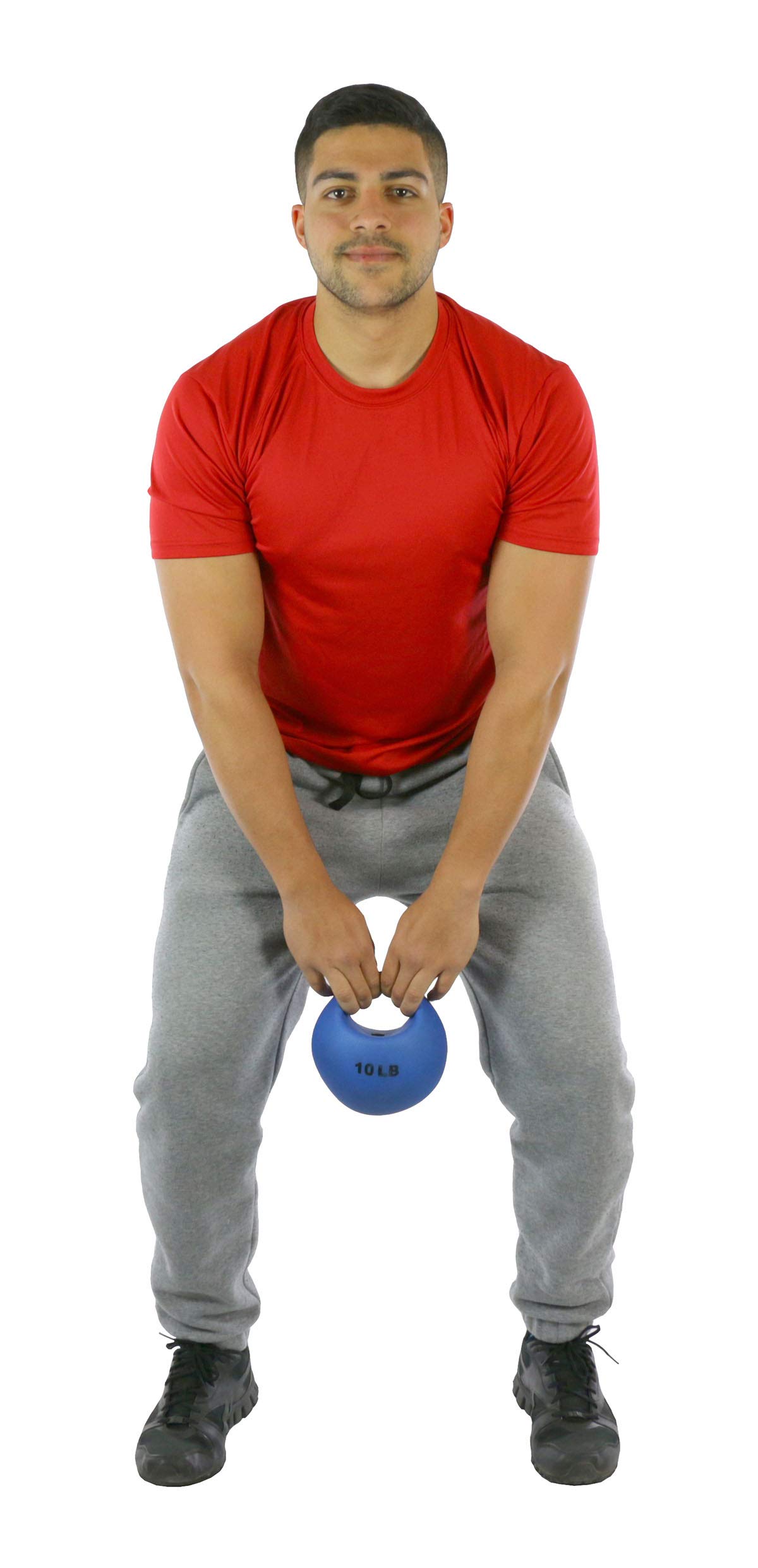 CanDo 10-3295 One Handle Medicine Ball Set - 5-Piece Fitness Kit for Strength Training, Core Workouts & Home Gym Exercises | Perfect for CrossFit, Yoga & Functional Training