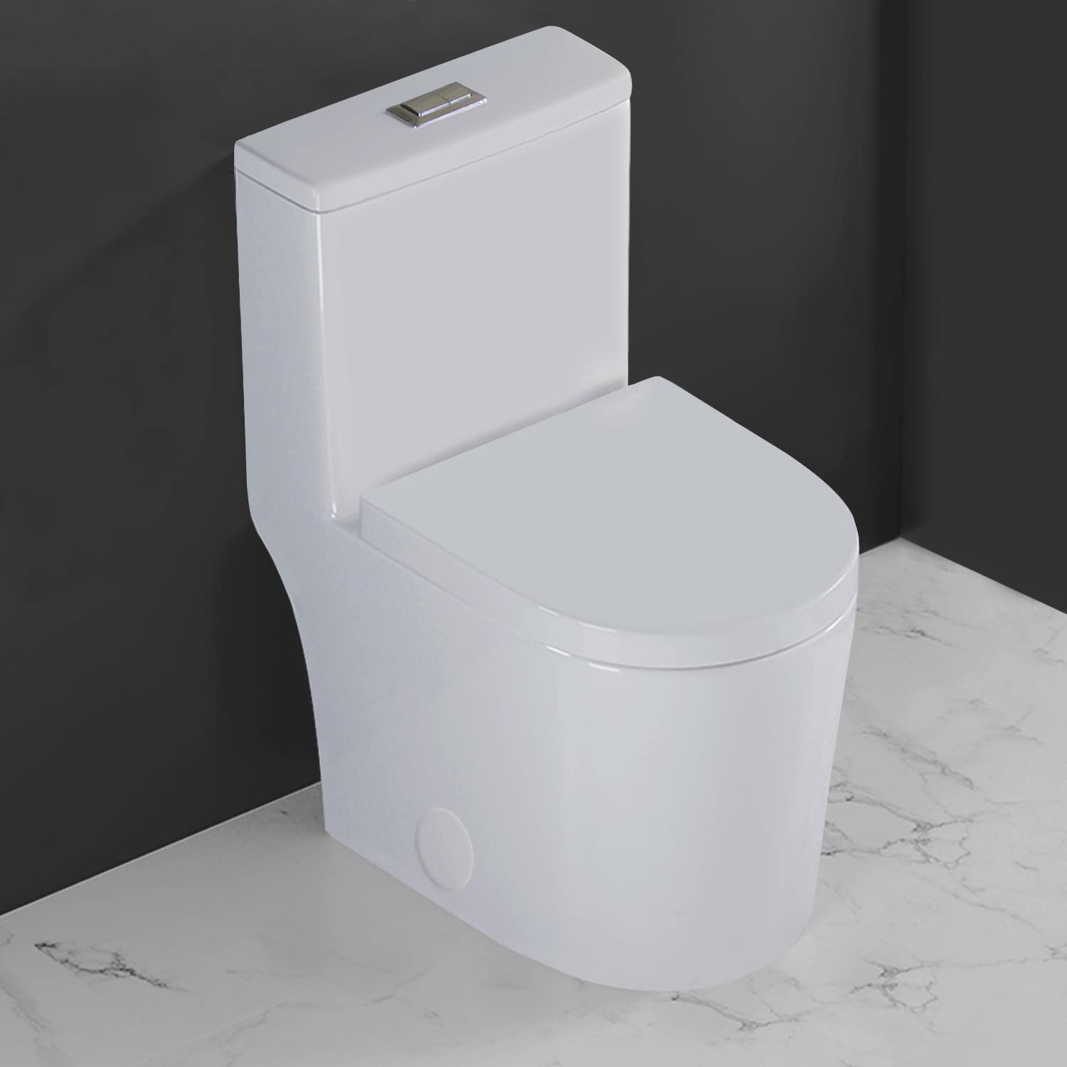 WinZo WZ5089 Compact Round One Piece Toilet 23