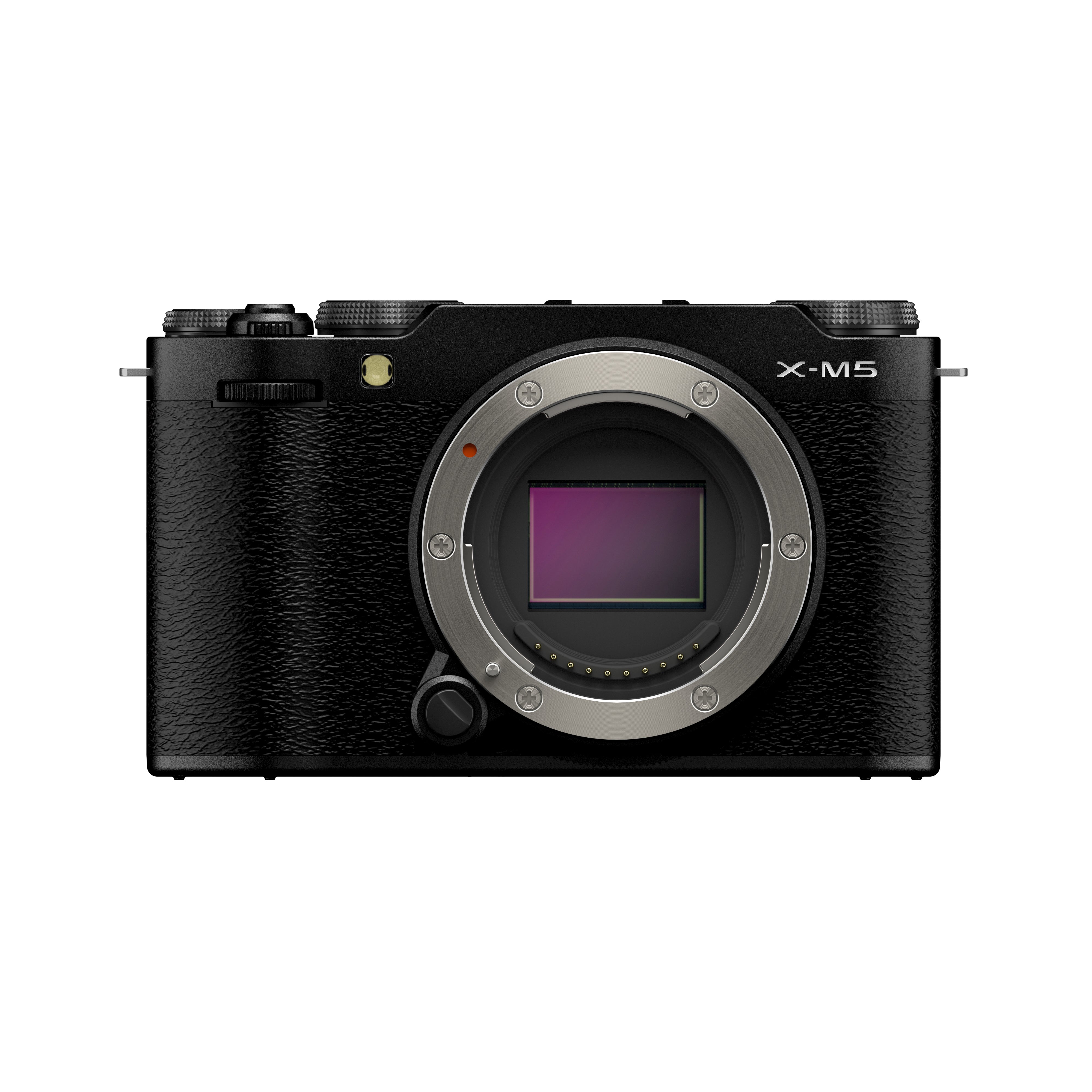 FUJIFILM X-M5 Mirrorless Digital Camera with 15-45mm f/3.5-5.6 Lens Kit (Black) - Perfect for Travel Photography, Vlogging & Street Shooting