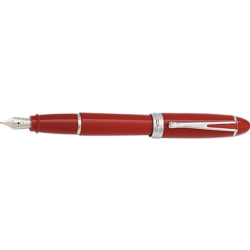 Aurora Ipsilon Deluxe Fountain Pen with 14K Gold Nib - Premium Red Writing Instrument for Calligraphy, Business Signatures & Luxury Gifts
