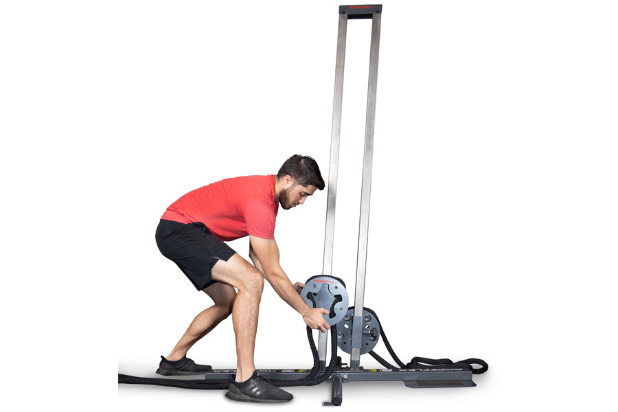 Ropeflex RX1500 Upright Rope Trainer - Professional Home Gym Equipment for Full Body Workout | Perfect for Cardio, Strength Training & CrossFit | Summer Sale with Extra 6% Off