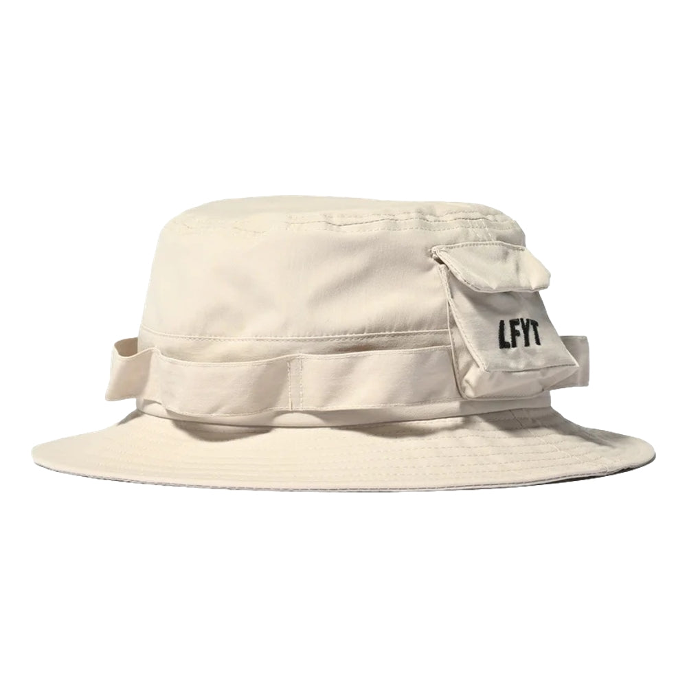 Lafayette Tactical Boonie Hat - Beige Military Sun Hat for Outdoor Hiking, Camping & Fishing - Adjustable & Breathable