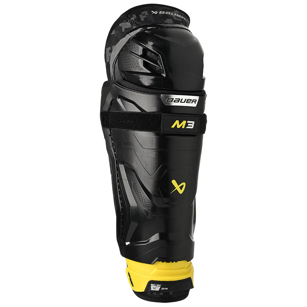 Bauer Supreme M3 Junior Ice Hockey Shin Guards - Youth Protective Gear for Ice Skating & Hockey Practice - Perfect for Games, Training & Recreational Play