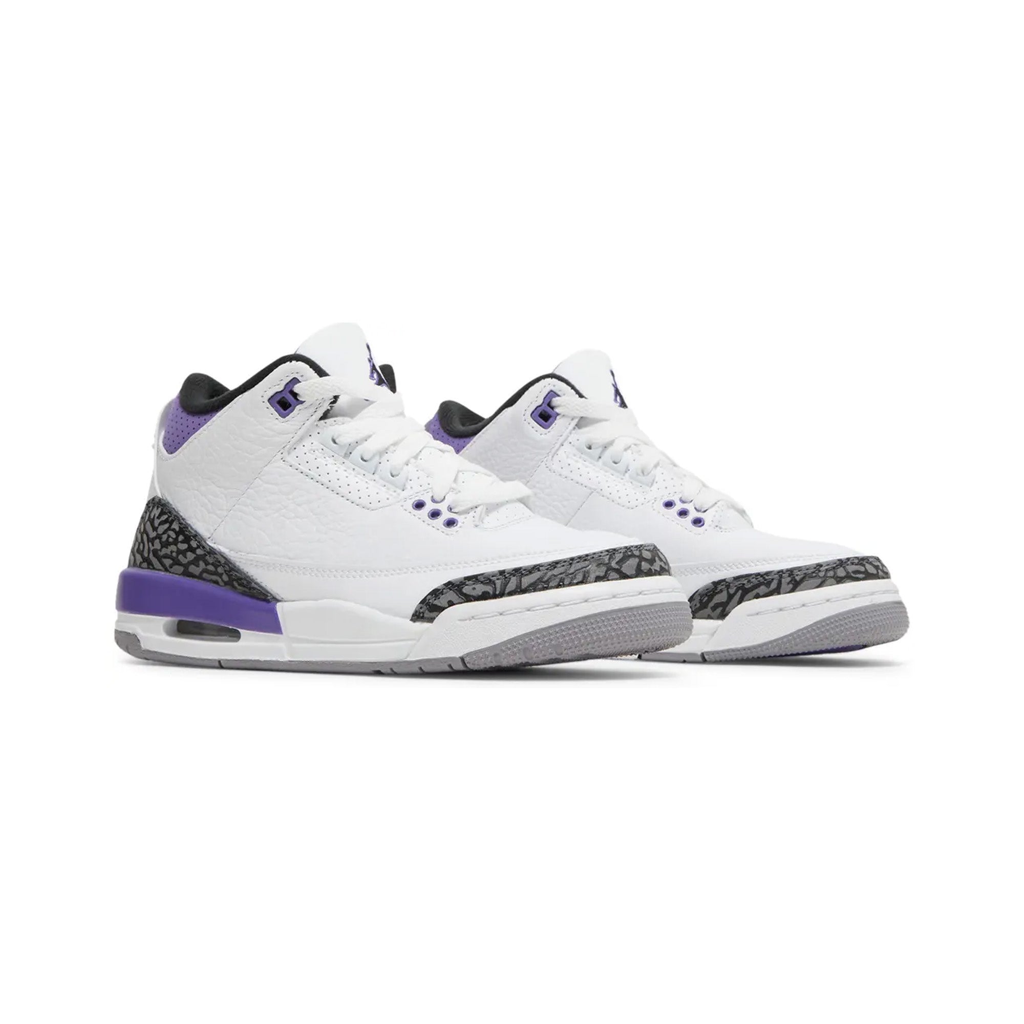 Air Jordan 3 Retro 'Dark Iris' GS Basketball Shoes for Kids - Stylish Sneakers for School, Sports & Casual Wear