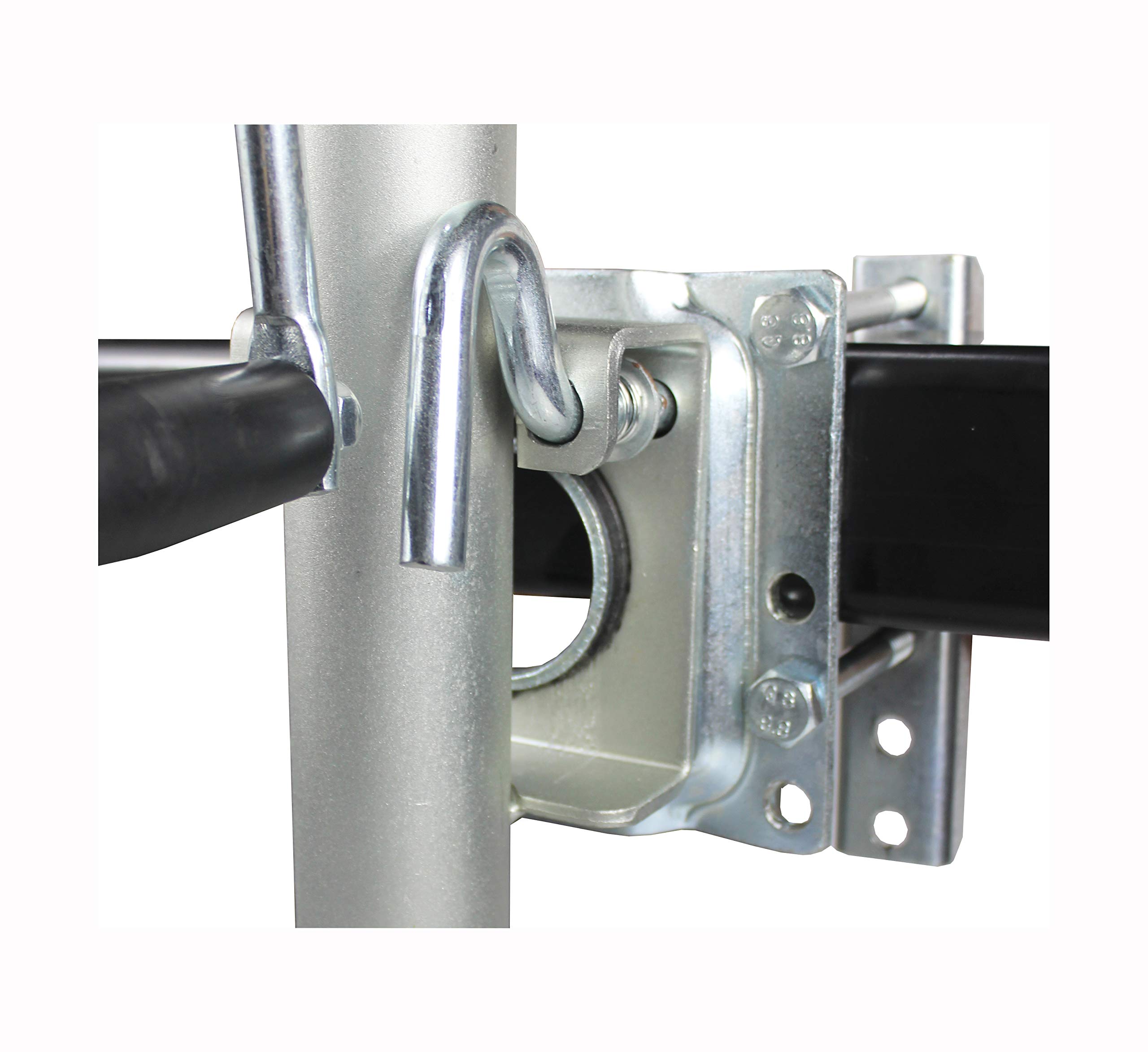 MaxxHaul 70149 Heavy Duty Trailer Jack with Dual Wheels - 1500 lbs Capacity, Adjustable 26.5
