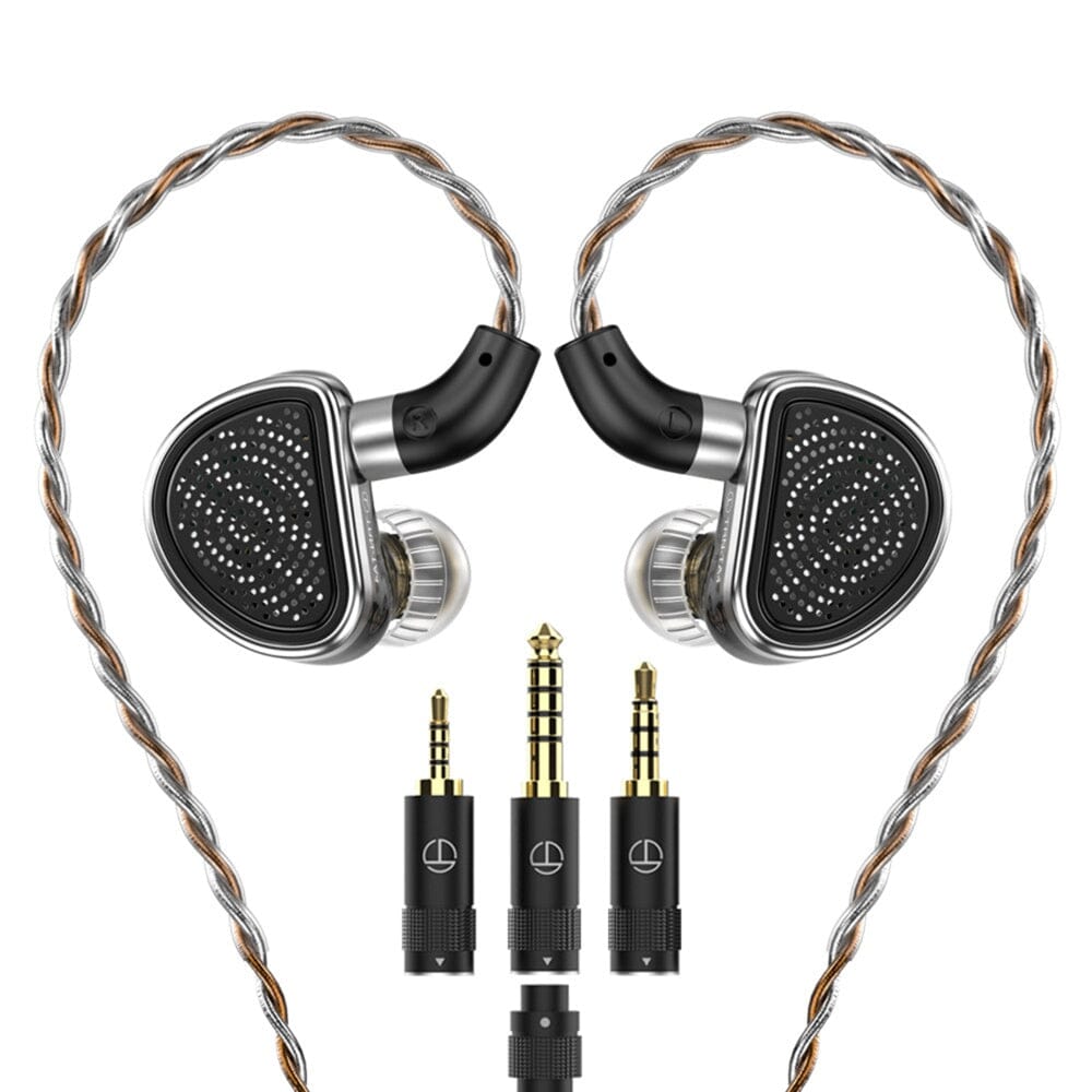 TRN TA4 2DD + 2BA Hybrid In-Ear Monitors - High Resolution Audiophile Earphones for Music, Gaming & Studio Monitoring
