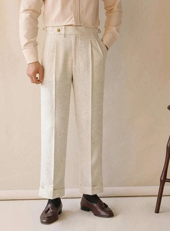 Paris High Waist Design Trousers for Women - Elegant Slim Fit Pants for Office, Party & Casual Wear | Comfortable Stretch Fabric