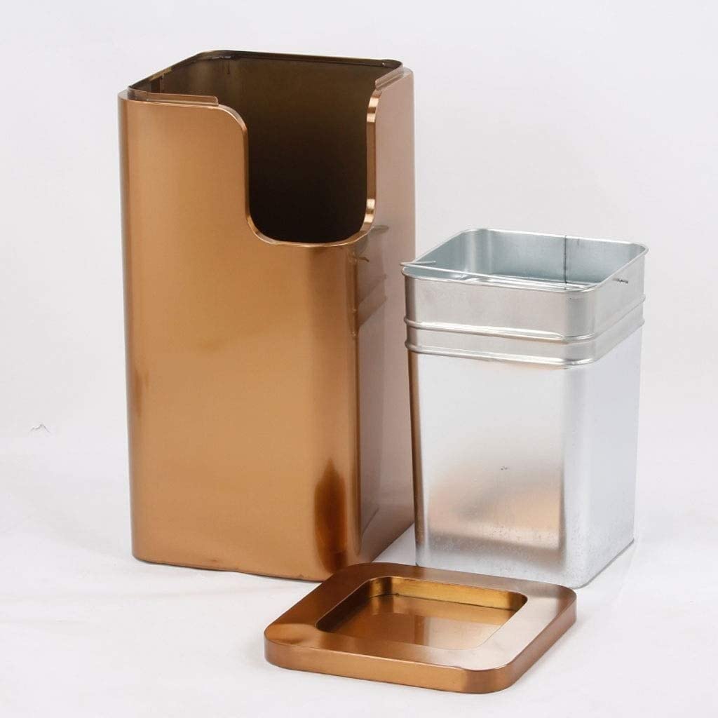 Stainless Steel Large Capacity Outdoor Trash Can with Ashtray - Durable Garbage Bin for Hotel Lobby, Shopping Mall, Park & Public Spaces - Heavy Duty Waste Bin for Commercial & Home Use