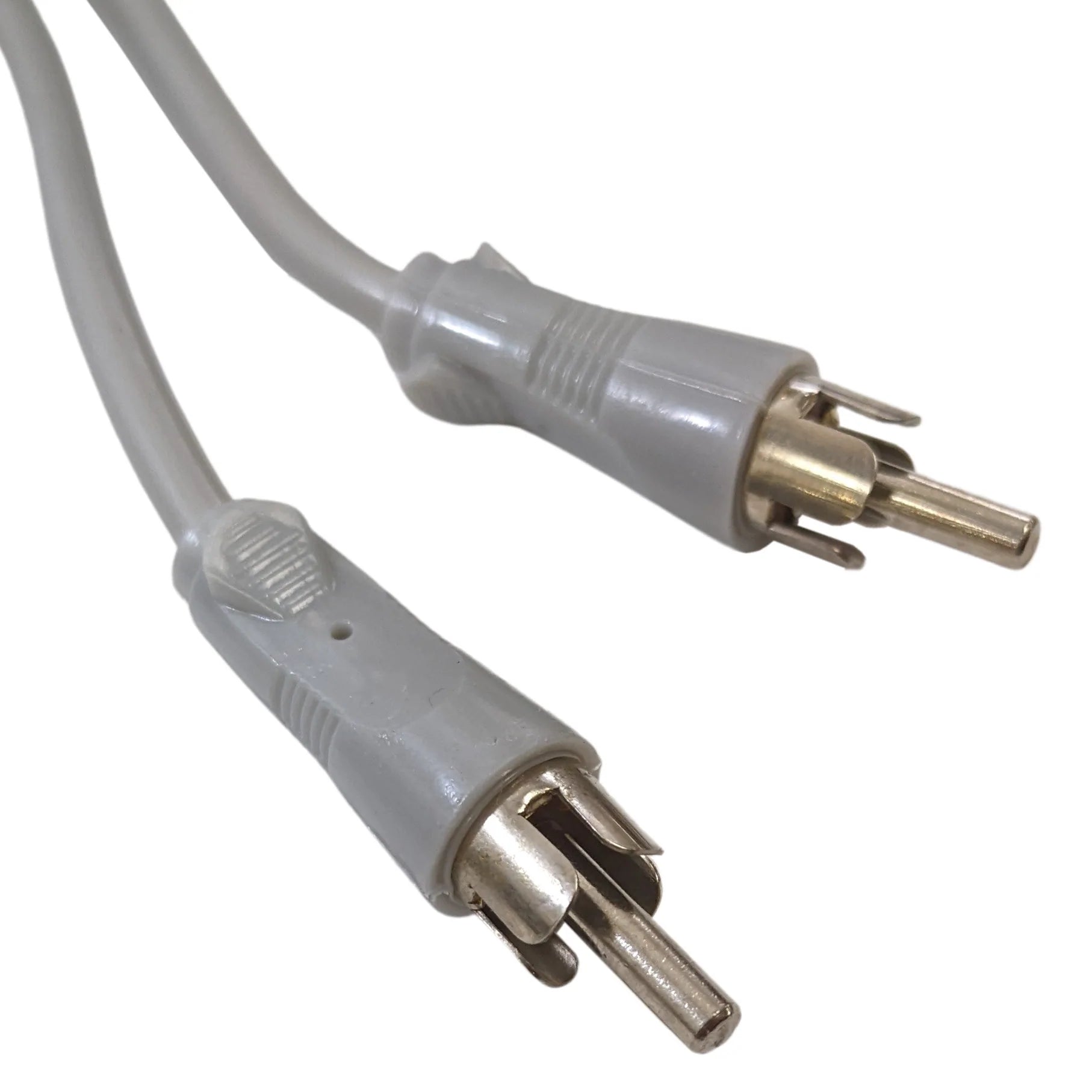 6 Foot RCA Male to RCA Male Audio Cable - High Quality Phono Cable for Home Theater, Stereo Systems & DJ Equipment - Gray (6ft)