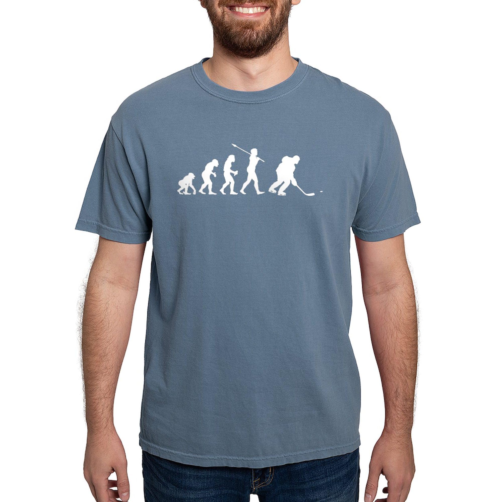 Ice Hockey Player Graphic T-Shirt for Men - Comfort Colors® Soft Cotton Tee - Perfect for Hockey Fans, Game Days & Casual Wear