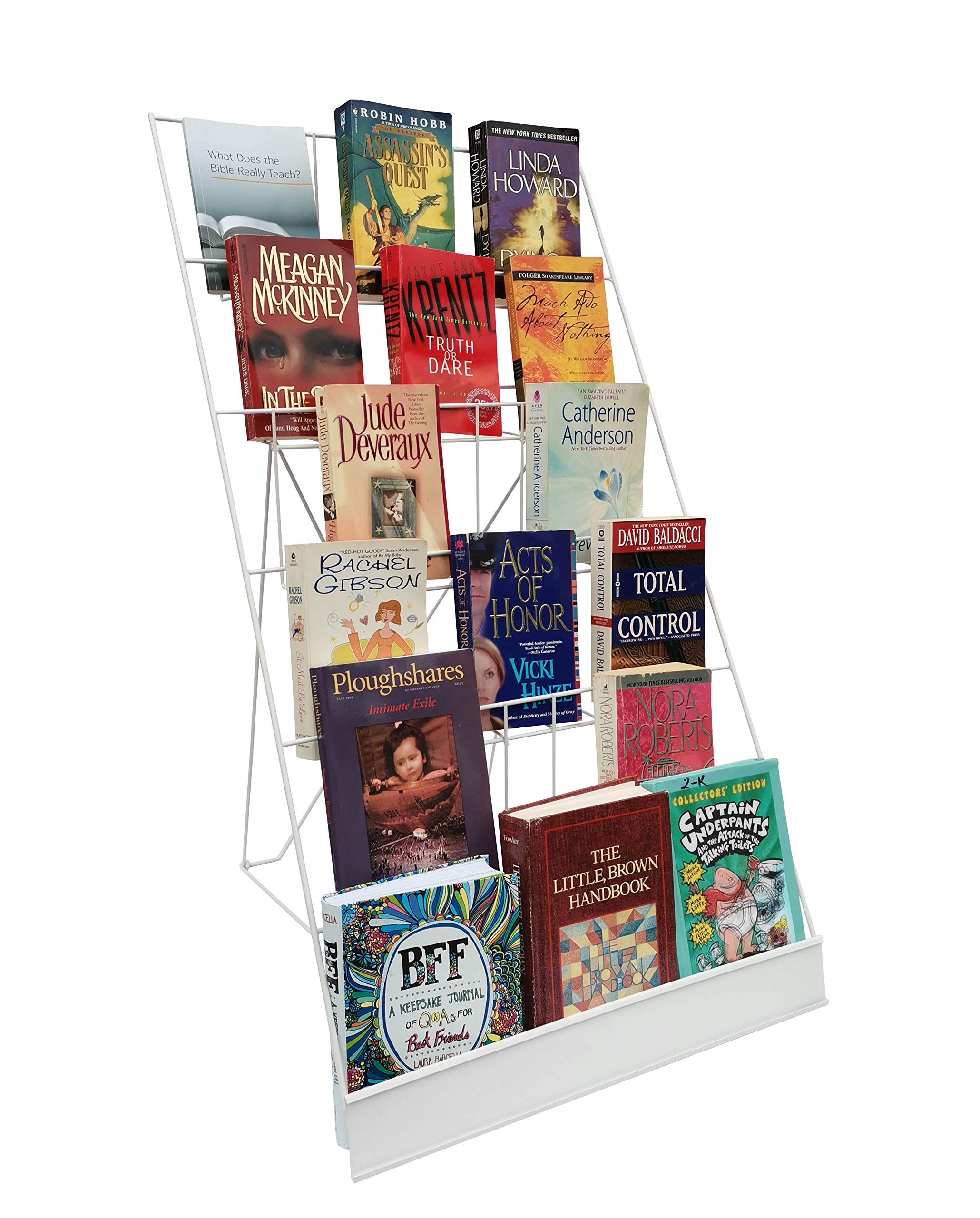 FixtureDisplays® 6-Tier White 18