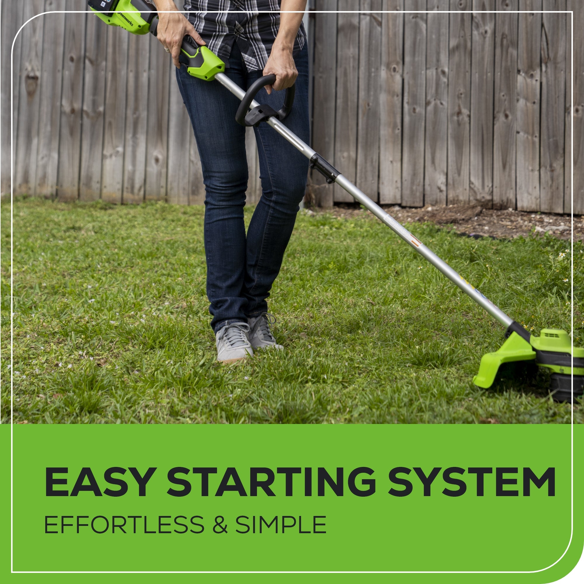 48V (2x24V) 15-Inch Cordless Battery Load N' Go™ String Trimmer with 2 x 4.0Ah USB Batteries & Charger - Lightweight Lawn Edger for Yard Maintenance, Landscaping, and Home Garden Care