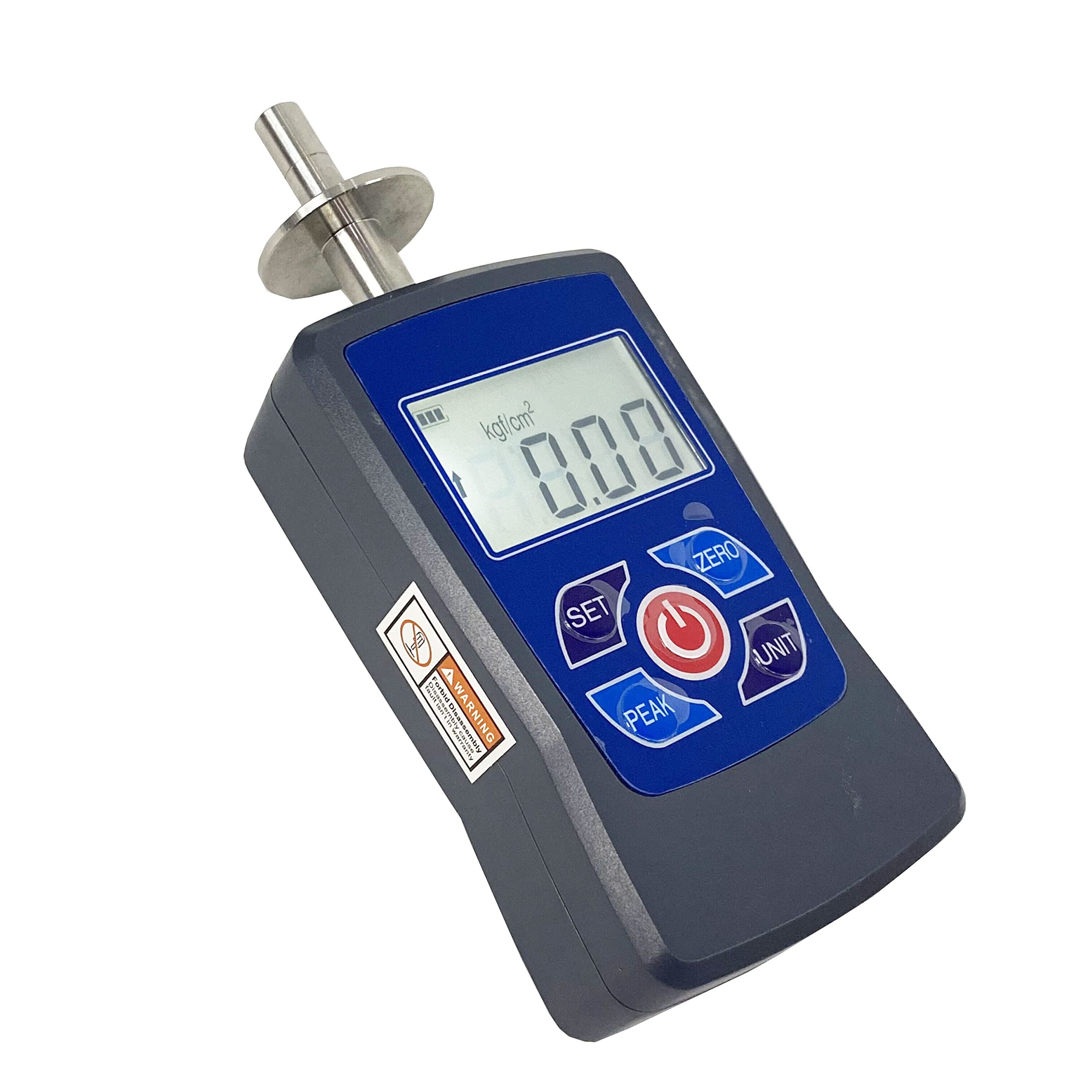 Digital Fruit Hardness Tester Penetrometer with 2 Measuring Heads (Φ7.9mm & Φ11.1mm) | 0.2-15Kgf/cm² & 0.4-30Kgf/cm² Range | for Soft & Hard Fruits | Perfect for Quality Control in Orchards, Farms, and Food Processing Plants