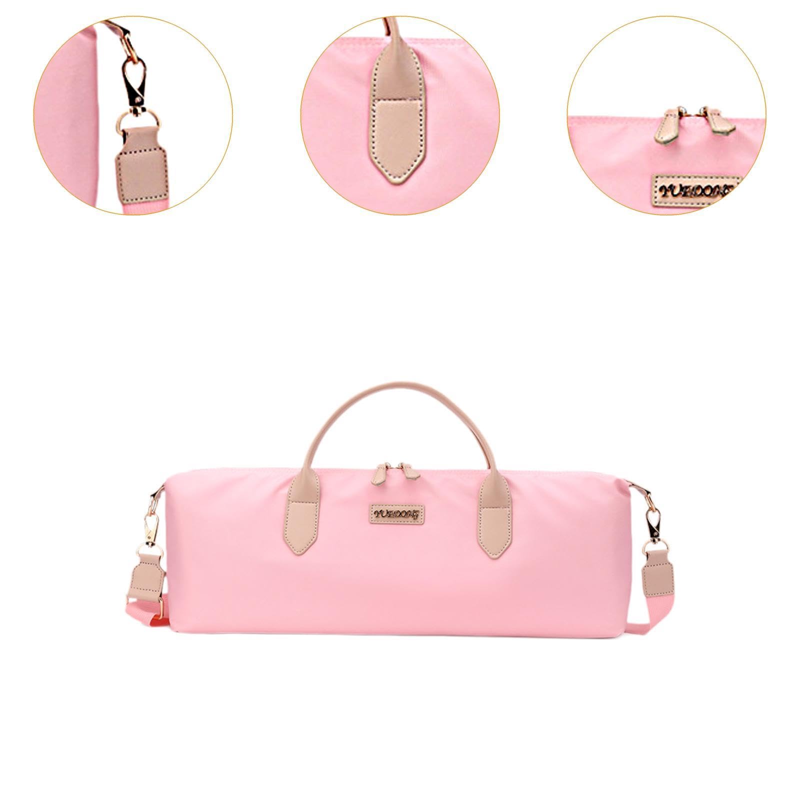 Premium Flute Carrying Case for Musicians - Lightweight & Protective Pink Instrument Bag - Perfect for School, Practice & Performances