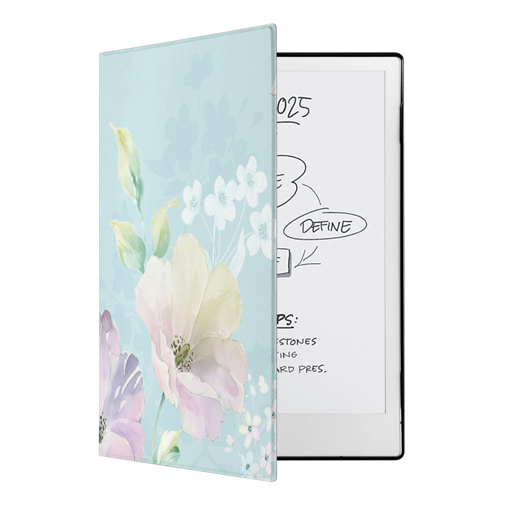 Premium reMarkable 2 Tablet Case & Marker Plus Stylus Bundle - Paisley Design for Digital Note Taking, Drawing & Professional Use