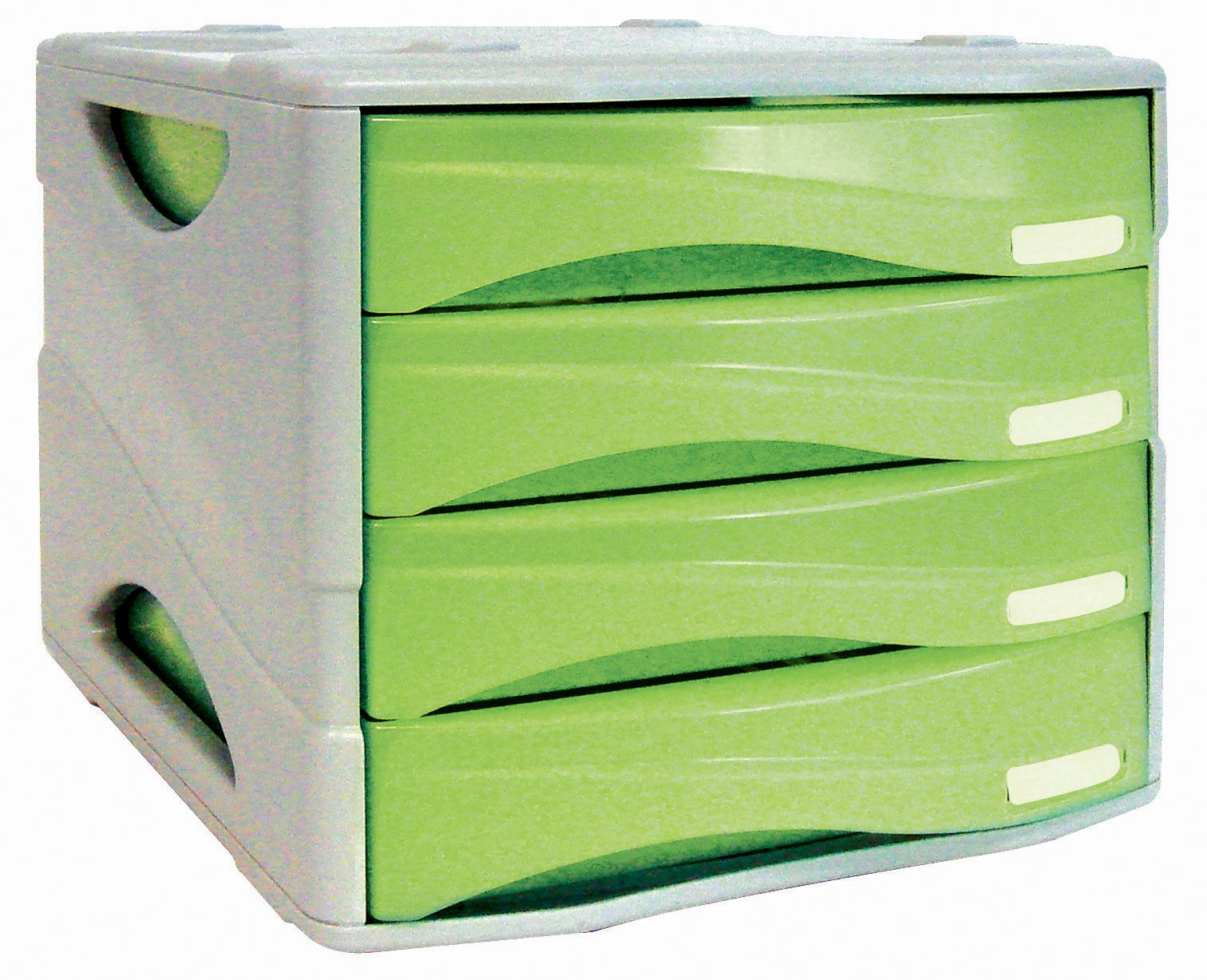 Arda-TR15P4PV Green Chest of Drawers - 4-Drawer Storage Organizer for Bedroom, Living Room & Office - Durable & Stylish Furniture