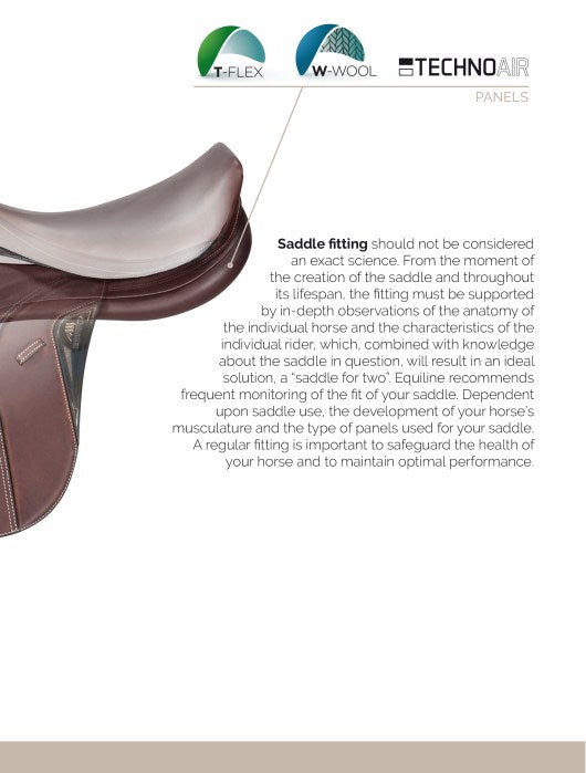 Equiline American Hunter Jumping Saddle - Premium Leather Equestrian Saddle for Show Jumping & Horseback Riding - Perfect for Competitions & Training Sessions