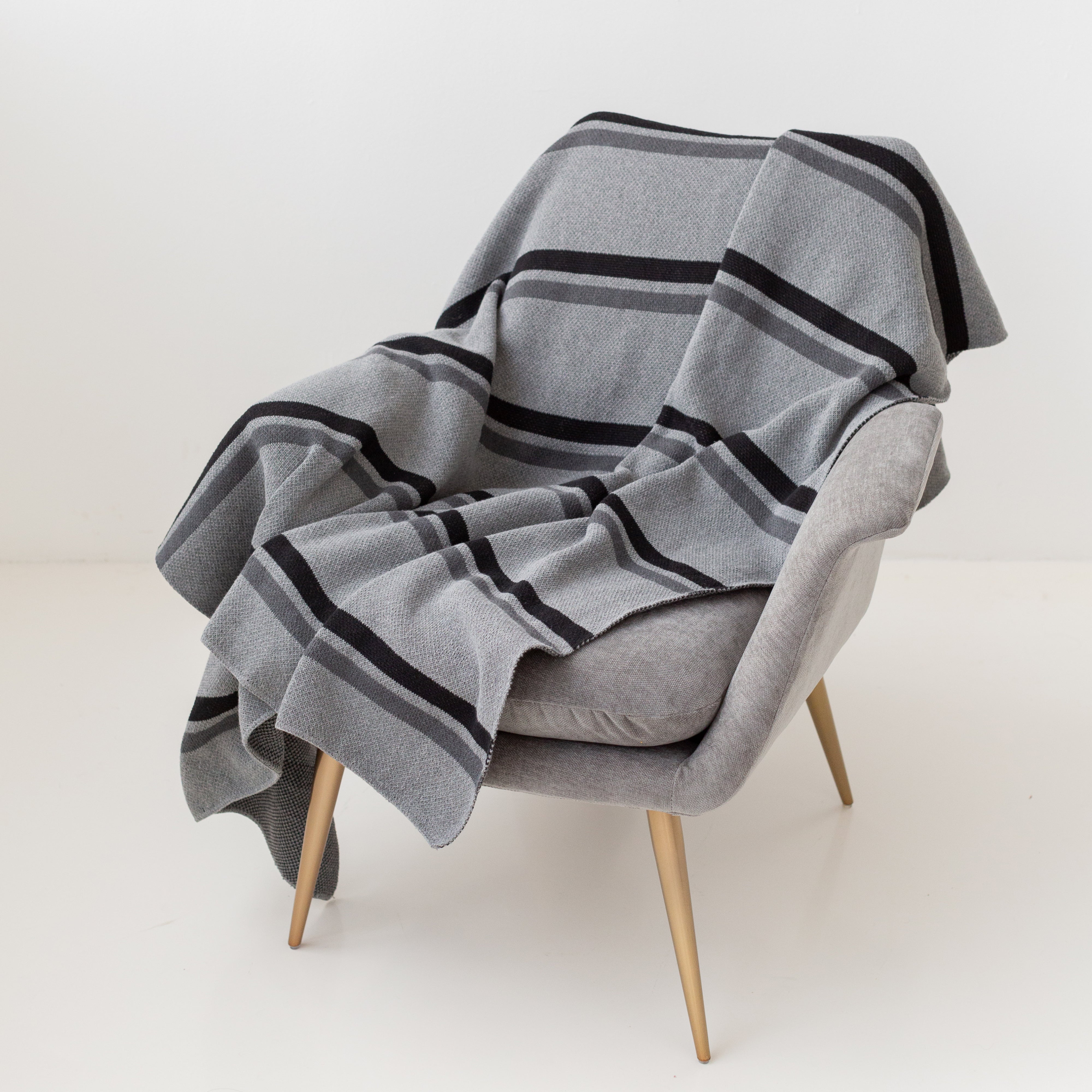 Premium 100% Natural Cotton Throw Blanket - Soft, Cozy & Breathable for Living Room, Bedroom, or Outdoor Use