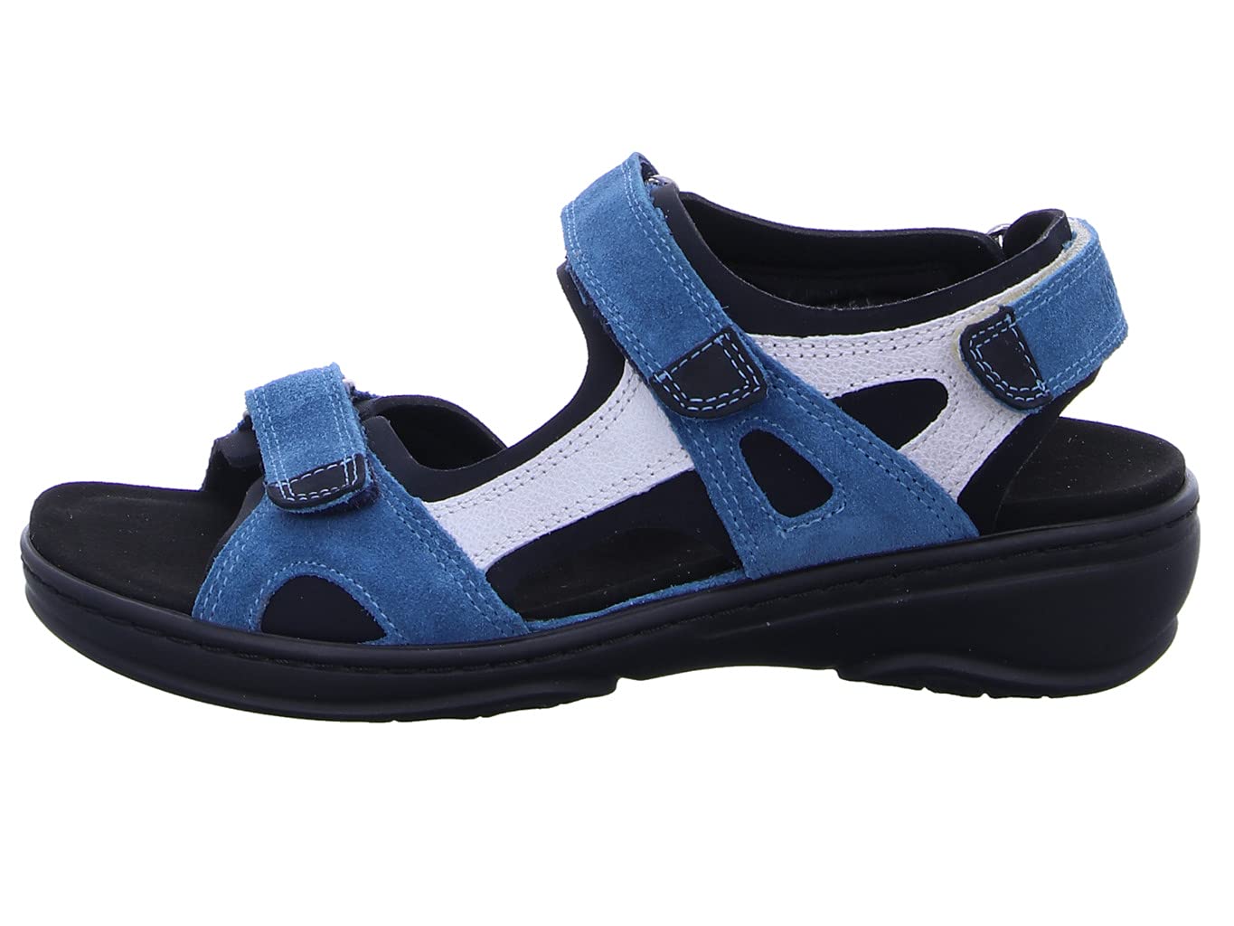 Fidelio Women's Adjustable Performance Sandals 445007 - Comfortable Walking & Hiking Sandals for Outdoor Activities, Travel, and Casual Wear (Jeans Blue)
