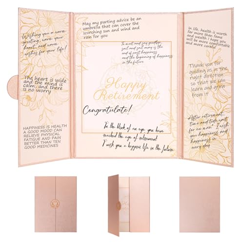 Rose Gold Retirement Guestbook