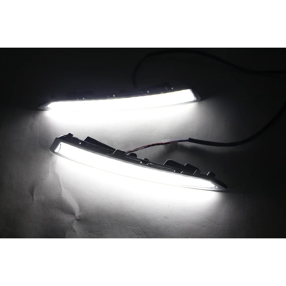 High Brightness LED DRL Fog Lights for Ford Kuga Escape 2013-2016 | Daytime Running Lights & Bumper Lights | Perfect for Night Driving & Off-Road Adventures