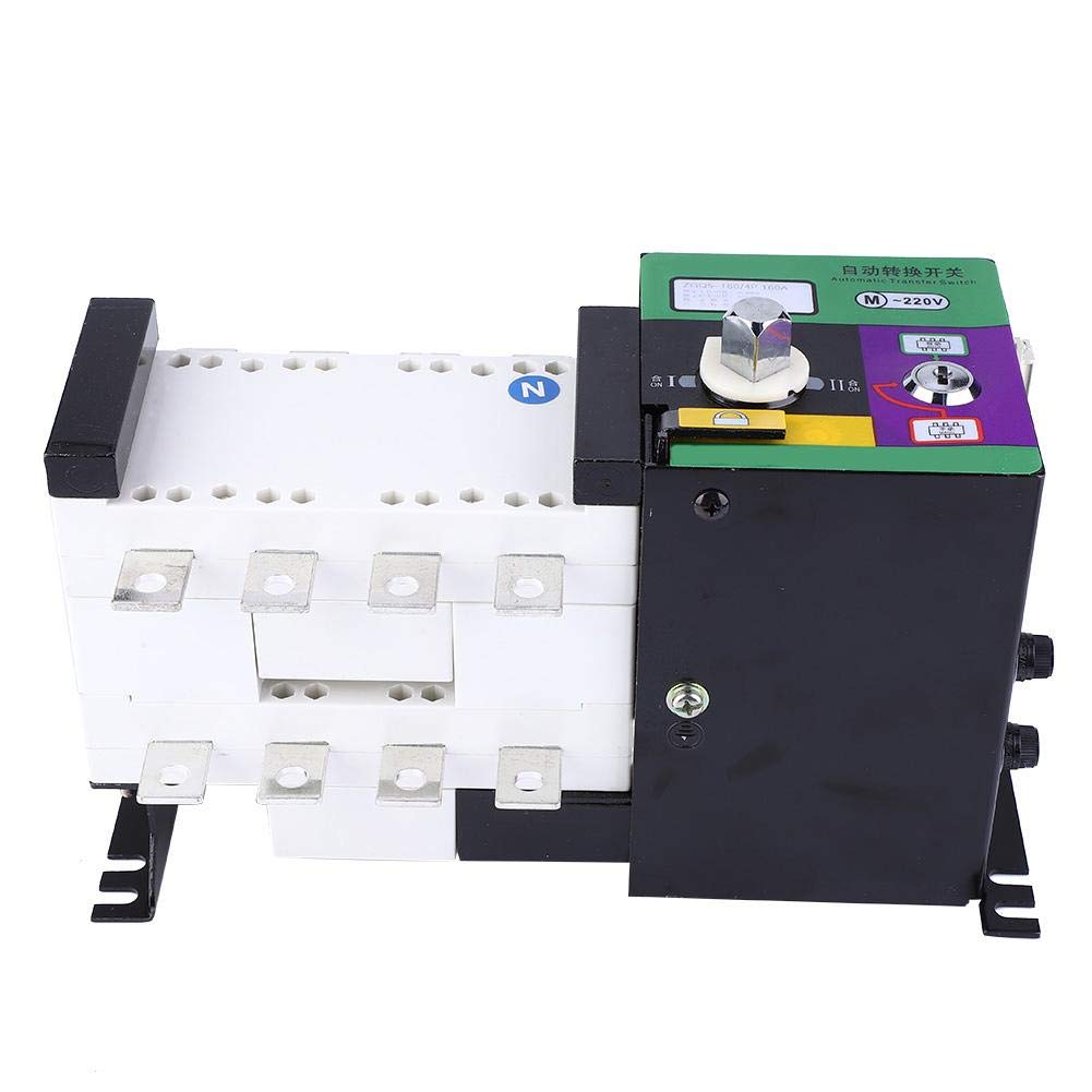 160A 4P Automatic Transfer Switch (ATS) - Automatic Isolation Type Power Transfer Switch for Home Backup, Solar Systems & Emergency Power Supply