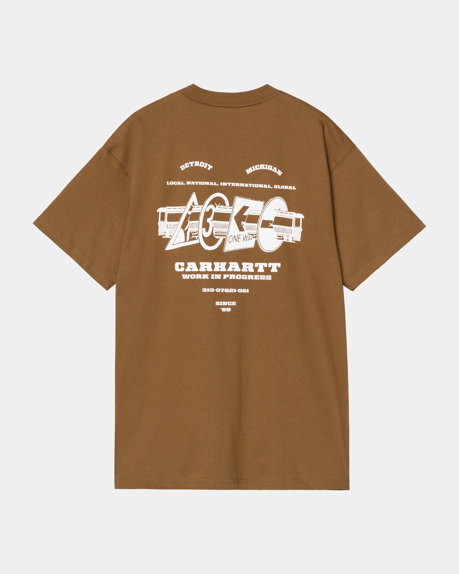 Runaway Graphic T-Shirt - Hamilton Brown & White Vintage Style Tee for Casual Wear, Street Fashion, and Everyday Outfits
