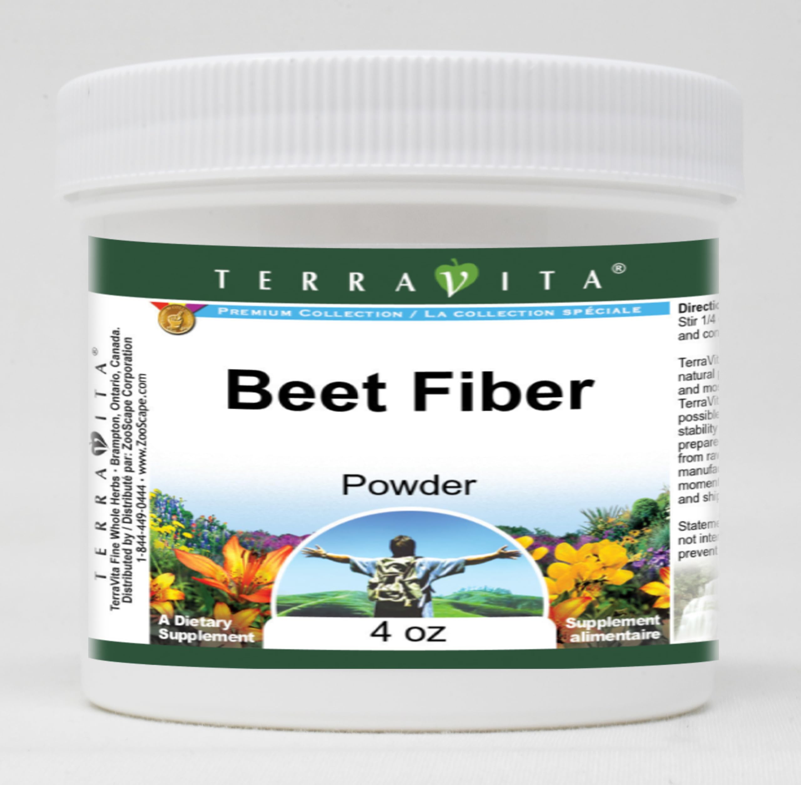 Organic Beet Fiber Powder 4 oz | Natural Digestive Health Supplement | Supports Gut & Heart Health | Great for Smoothies, Baking & Weight Management