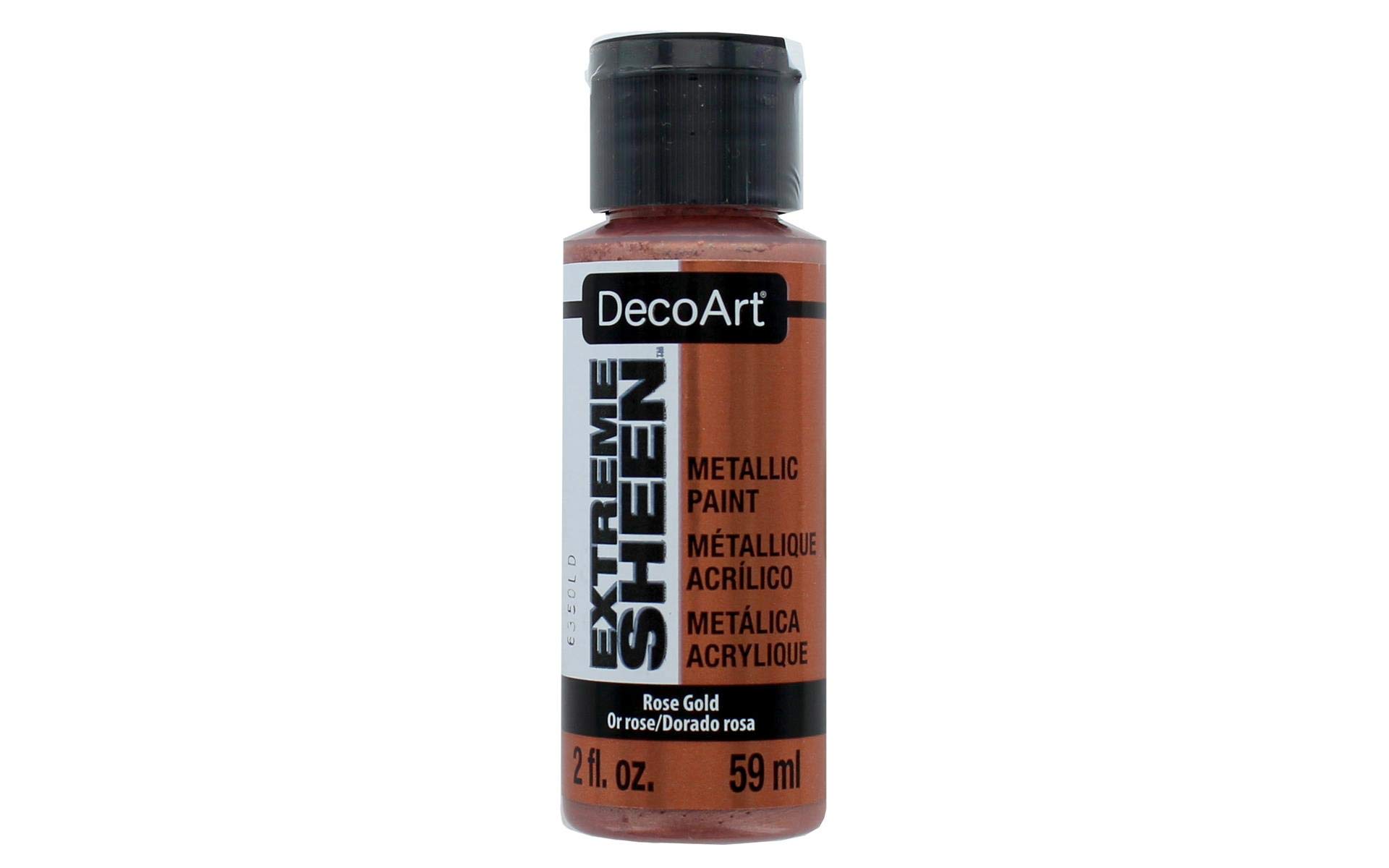 DecoArt 2 oz Rose Gold Extreme Sheen Metallic Acrylic Paint - Premium Craft Paint for DIY, Home Decor, Furniture, Canvas & Mixed Media Art Projects