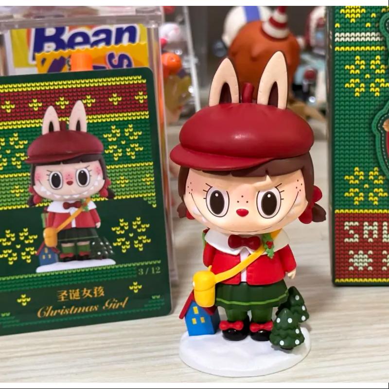 Labubu The Monsters Let's Christmas Series Christmas Girl Collectible Figure - Cute Holiday Decor & Gift for Pop Vinyl Fans (Perfect for Christmas Tree Ornaments, Shelf Displays & Toy Collections)