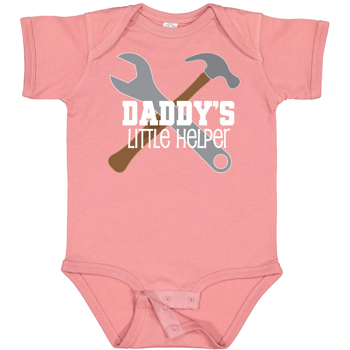 Inktastic Daddy's Little Helper Tool Set Baby Bodysuit - Cute Construction Theme Onesie for Newborns & Infants - Perfect for Father's Day, Baby Showers & Family Photos