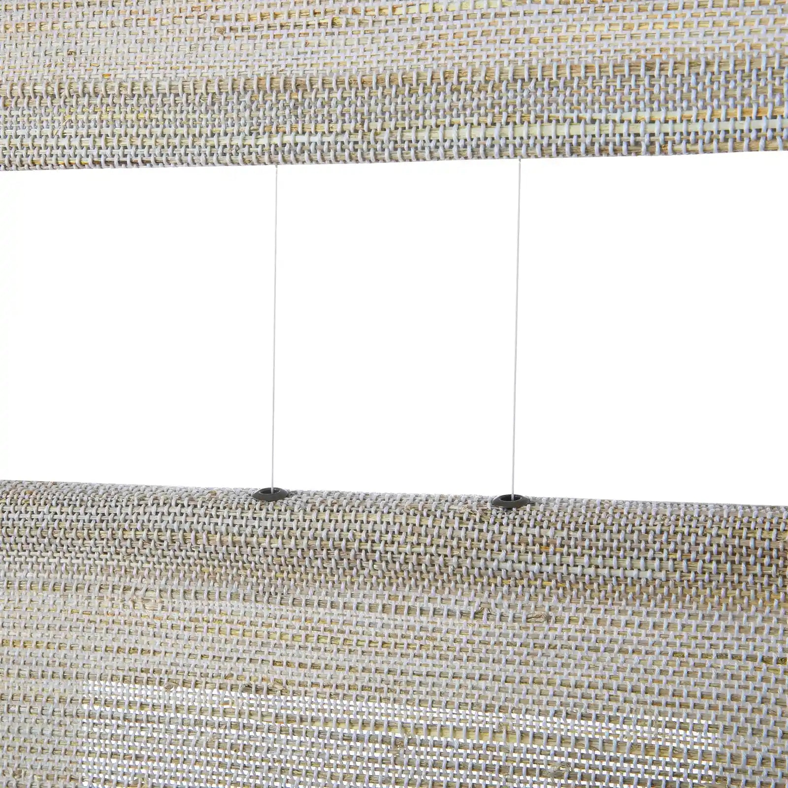 Natural Ramie Cordless Top Down Bottom Up Woven Wood Shade - White Wall Window Treatment for Living Room & Bedroom Privacy