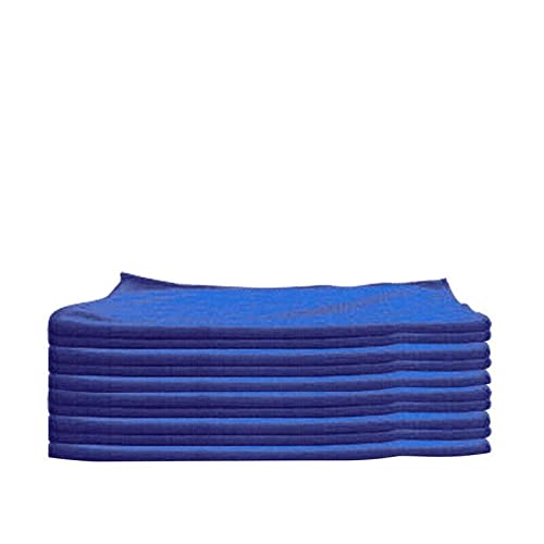 10-Pack Microfiber Cleaning Cloths - Soft Plush Towels for Car Detailing, Dishes & Home Cleaning