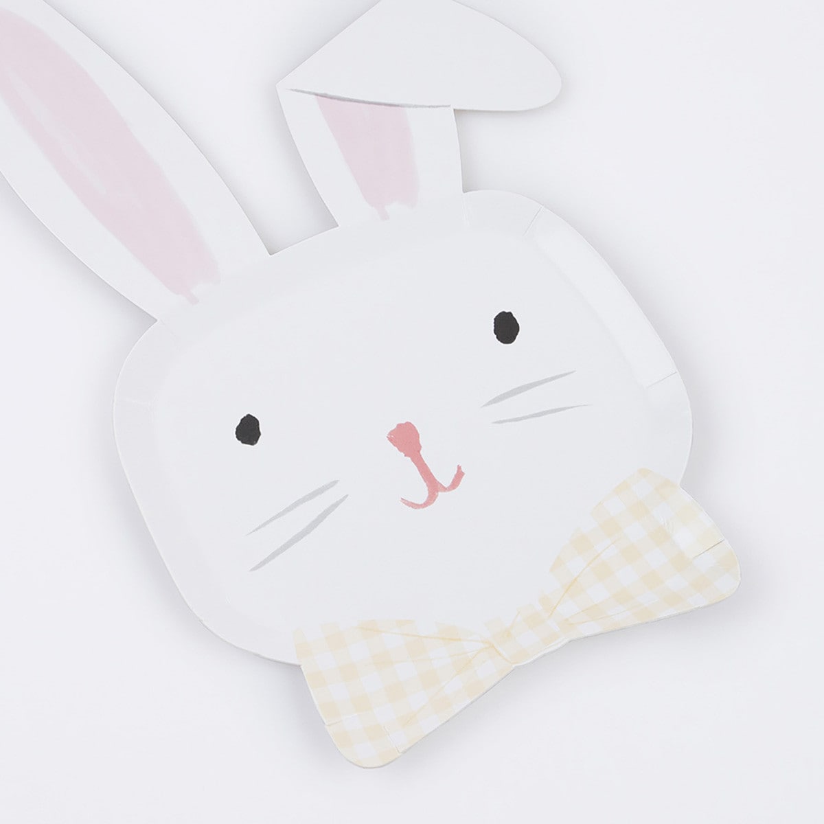 Easter Bunny Plates - 12 Pack Bunny Themed Paper Plates for Easter Party Decorations, Kids Birthday, Spring Celebrations & Holiday Tableware