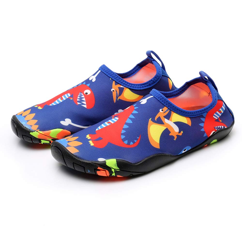Hutop Kids Water Shoes for Boys & Girls - Quick-Dry Aqua Socks, Lightweight Barefoot Swim Shoes for Beach, Pool, Surfing & Outdoor Activities