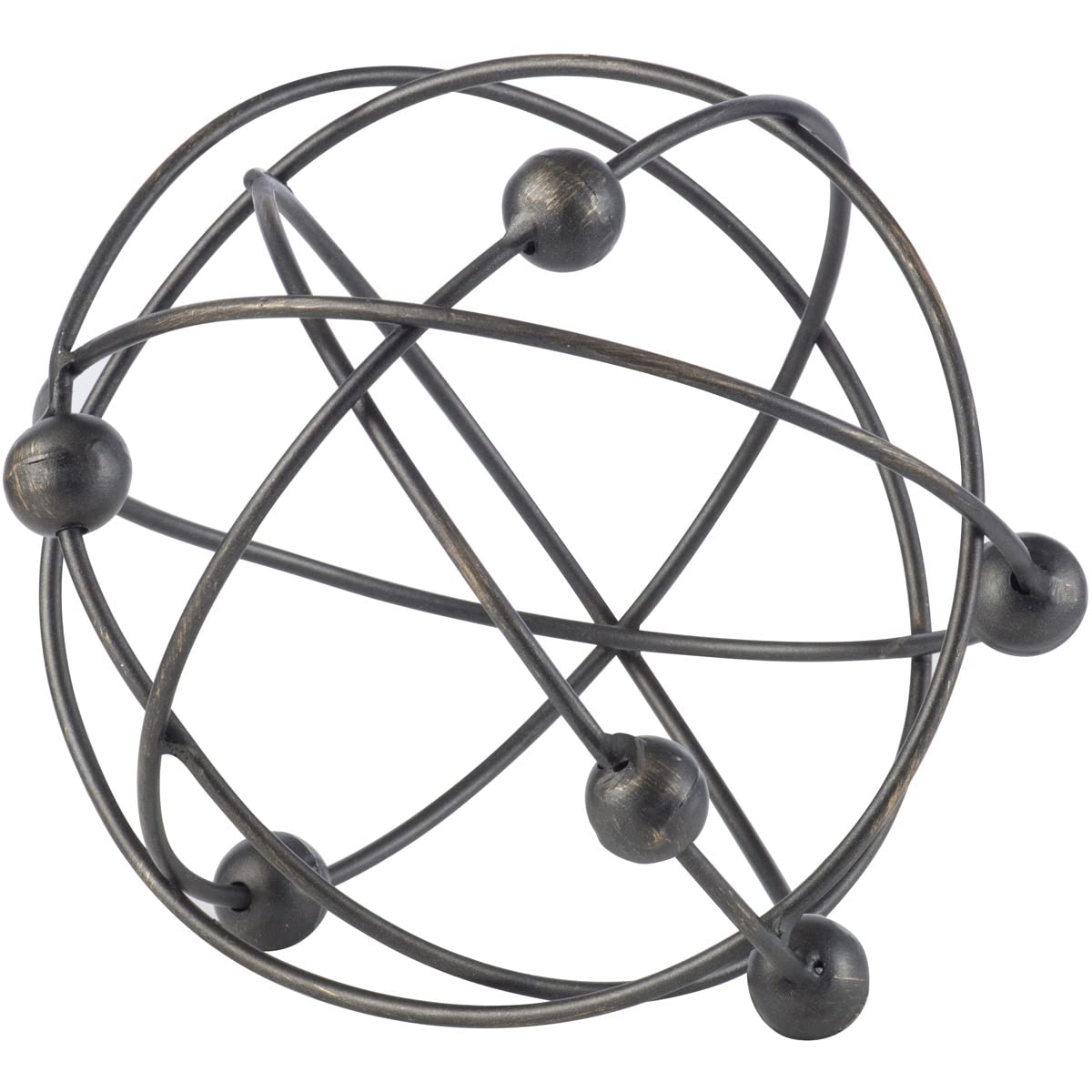 A&B Home Group 6.5 Inch Decorative Iron Ball - Elegant Home Decor for Living Room, Garden, and Office Spaces