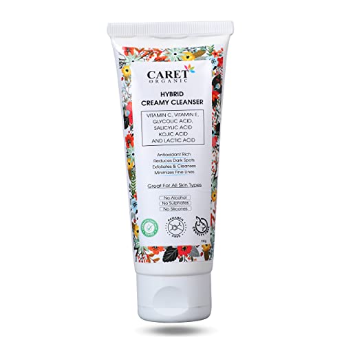 Organic Vitamin C Face Wash for Dark Spot Removal - Vegan, Sulfate-Free, 100ml - Brightens Skin & Reduces Hyperpigmentation | Perfect for Daily Skincare Routine & Sensitive Skin Care