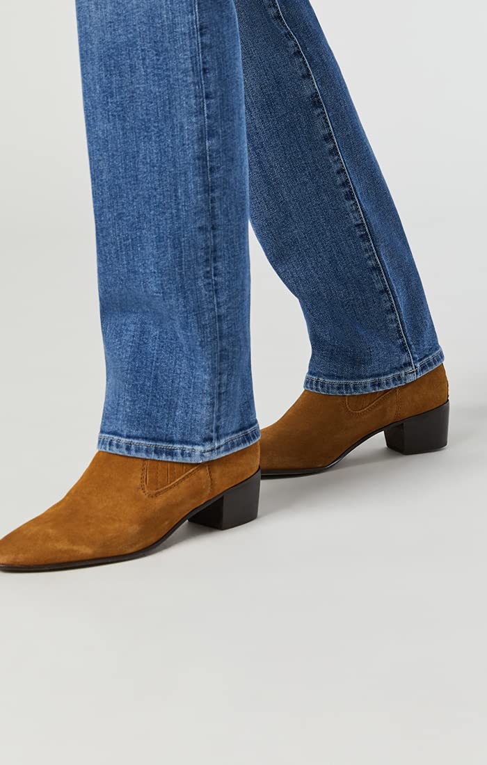 Mavi Women's Veronica Super High-Rise Straight Leg Jeans - Comfortable Stretch Denim Pants for Casual Wear & Everyday Outfits