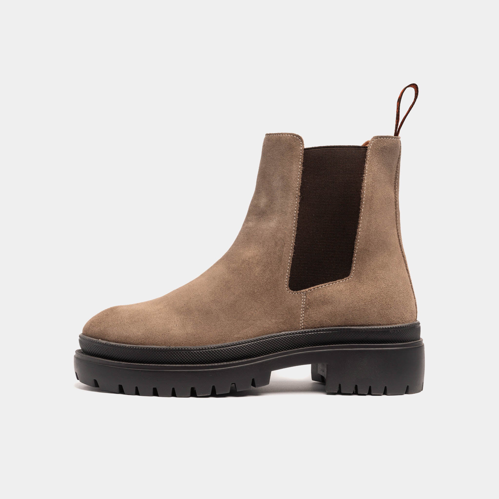 BROCKHALL Suede Boots in Taupe - Stylish & Comfortable Women's Ankle Boots for Fall & Winter Fashion