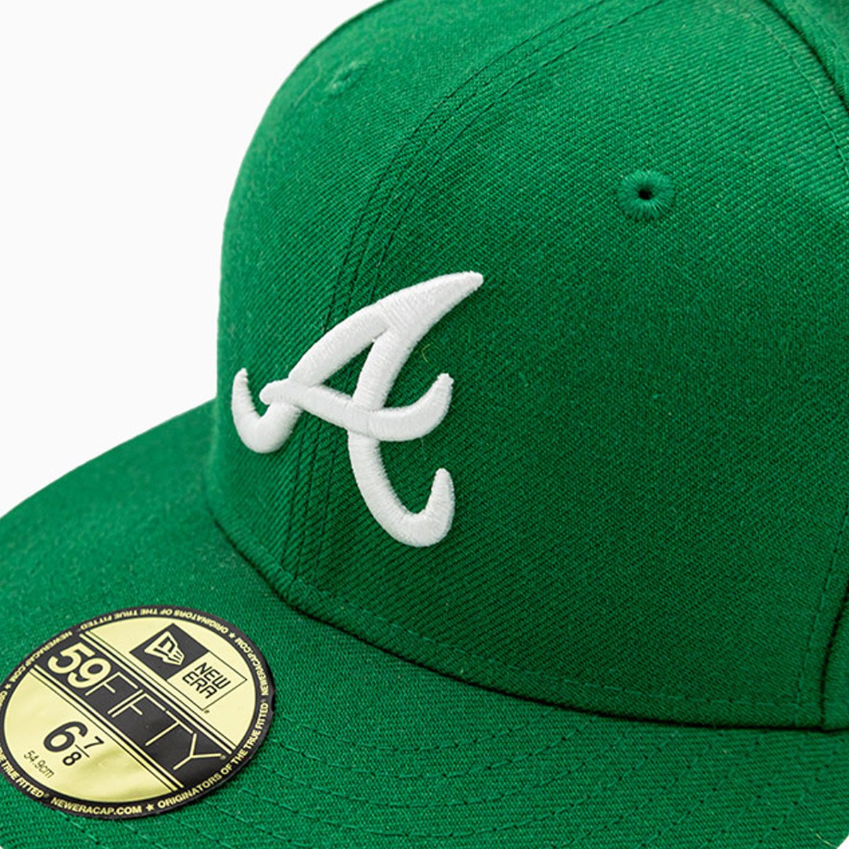 Atlanta Braves MLB 59FIFTY Fitted Baseball Cap - Official New Era Snapback Hat for Men & Women - Perfect for Games, Collecting & Streetwear Fashion