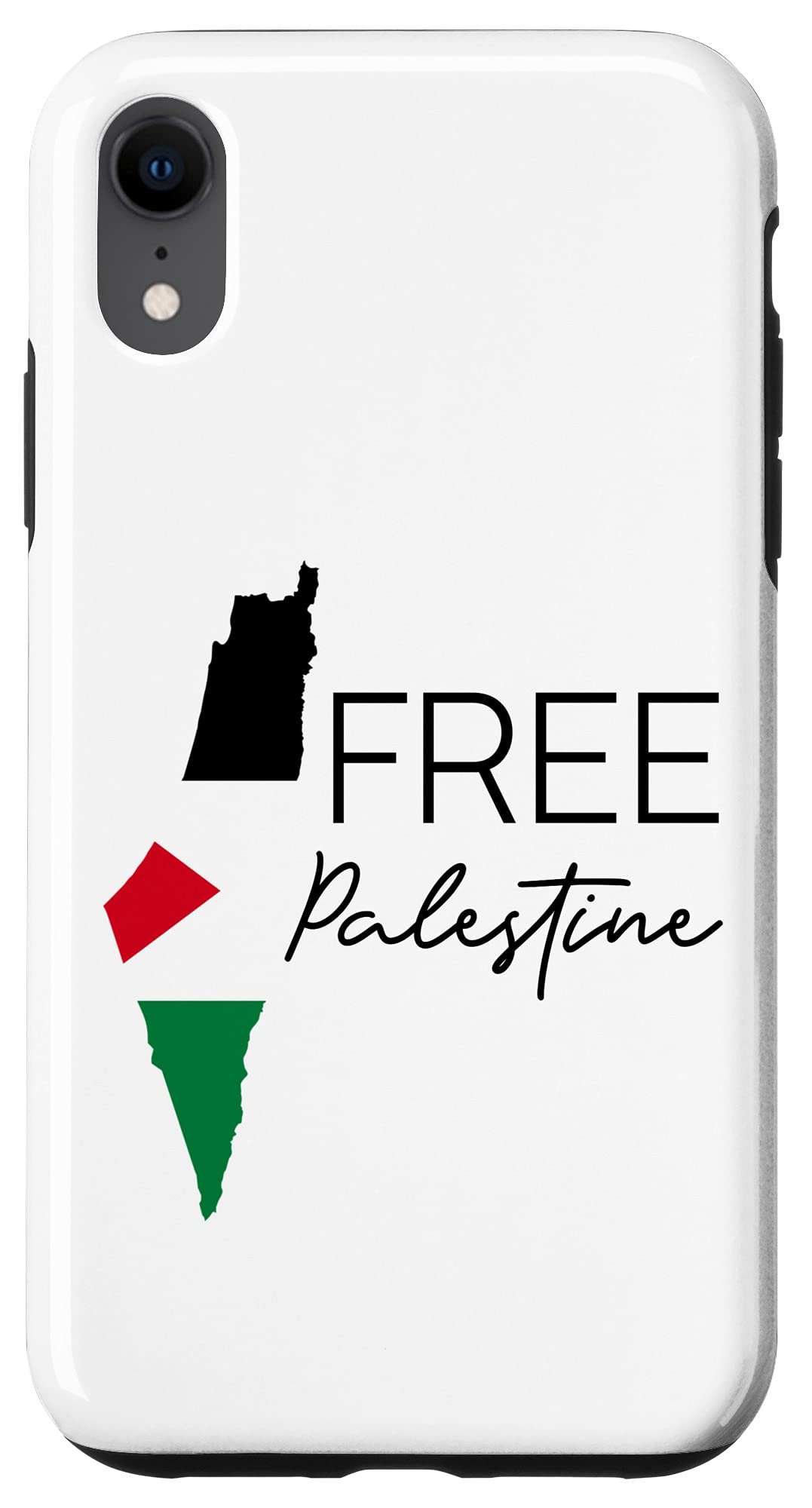 iPhone XR Case with Free Palestine Flag Design - Durable Protective Cover for iPhone XR - Perfect for Daily Use, Travel & Showing Support