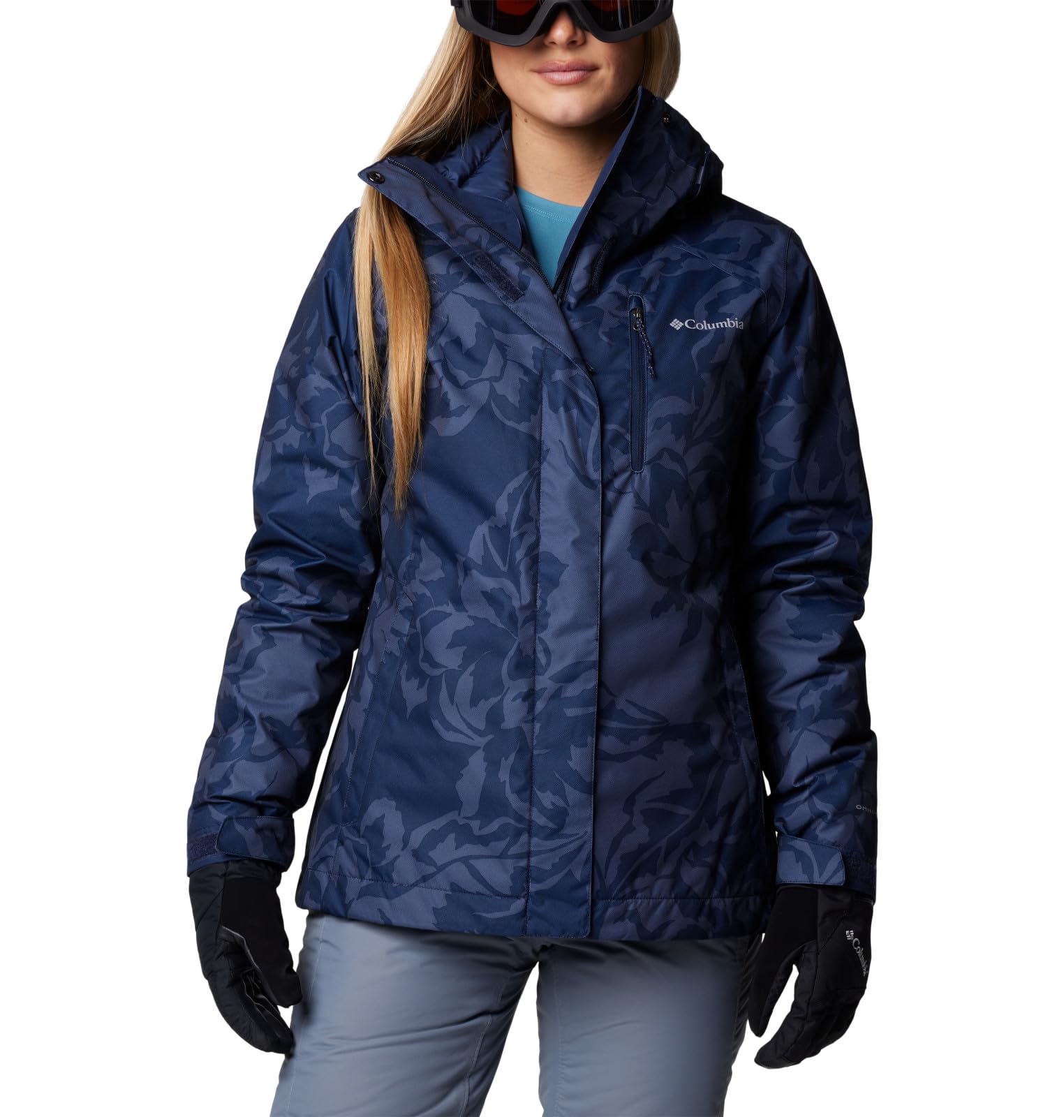 Columbia Women's Whirlibird V Printed Waterproof Interchangeable Jacket - Lightweight Winter Coat for Hiking, Skiing & Outdoor Activities