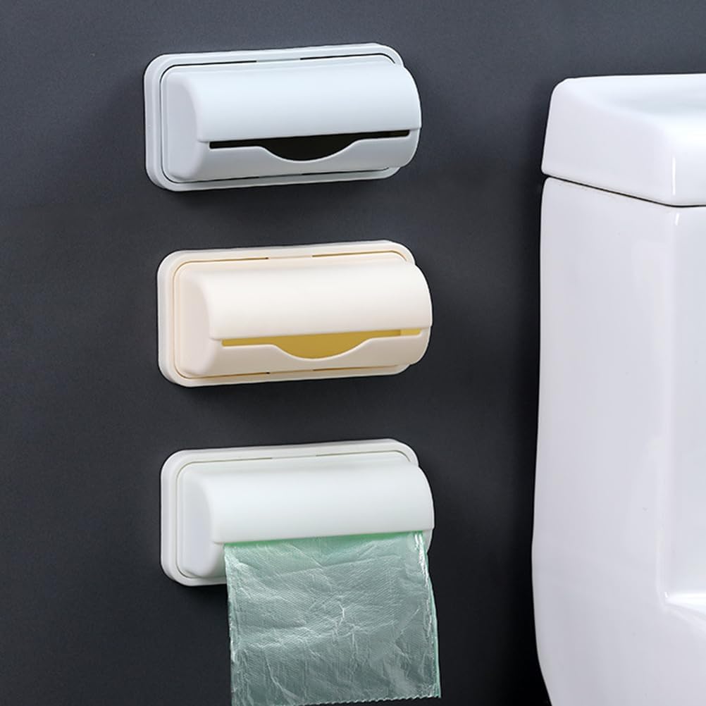 Fine Liner Trash Bag Dispenser - Small Bin Liner Kit with Refillable Holder | Perfect for Kitchen, Bathroom & Office Waste Bins | Compact Trash Can Liner Organizer (ALL)